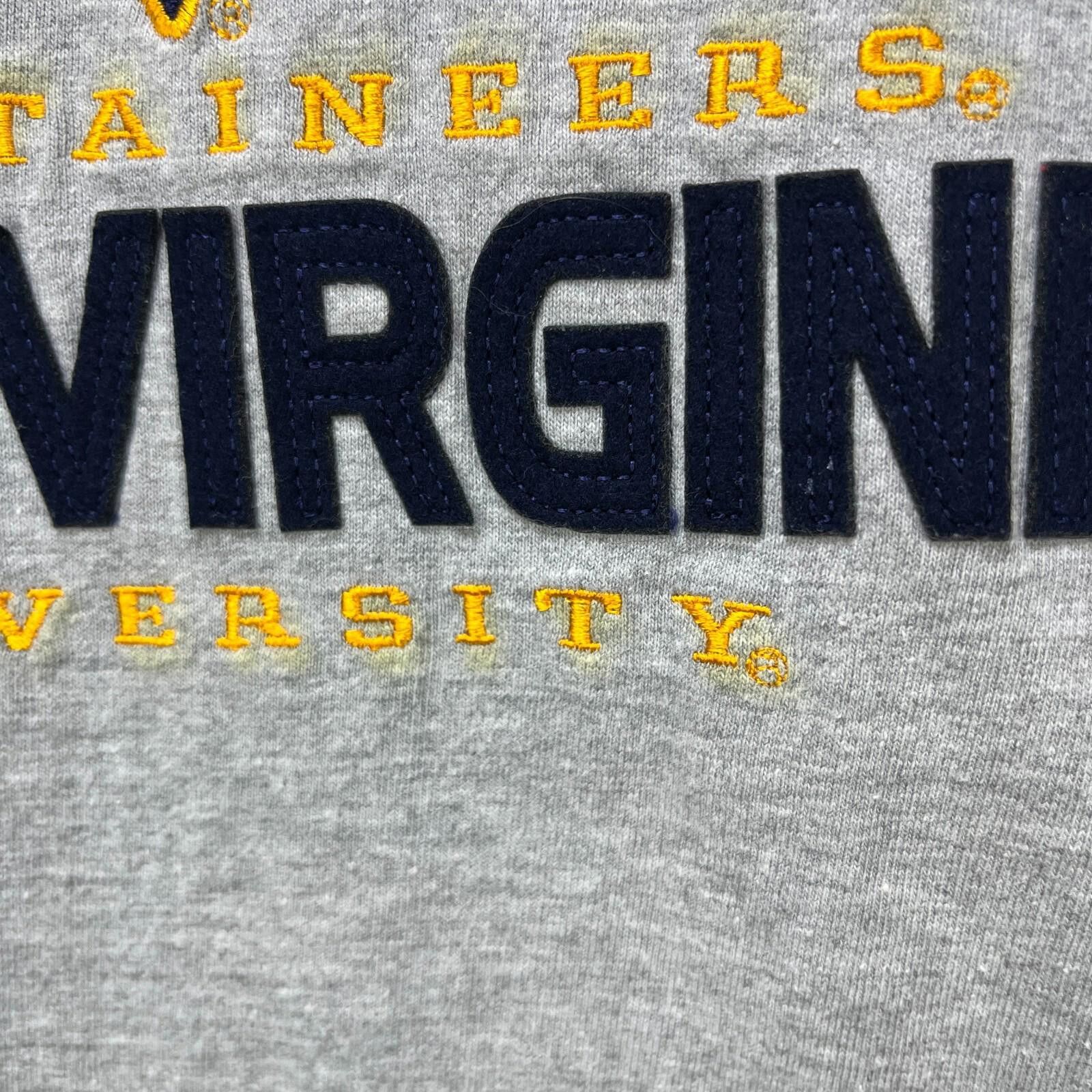 Other Vintage 90s West Virginia Mountaineers Shirt Youth XL Size ONE SIZE - 5 Thumbnail