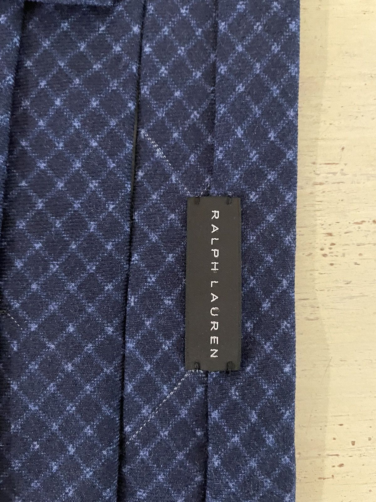 Ralph Lauren Black Label Check Print Wool-Silk Skinny Tie Size ONE SIZE - 3 Thumbnail