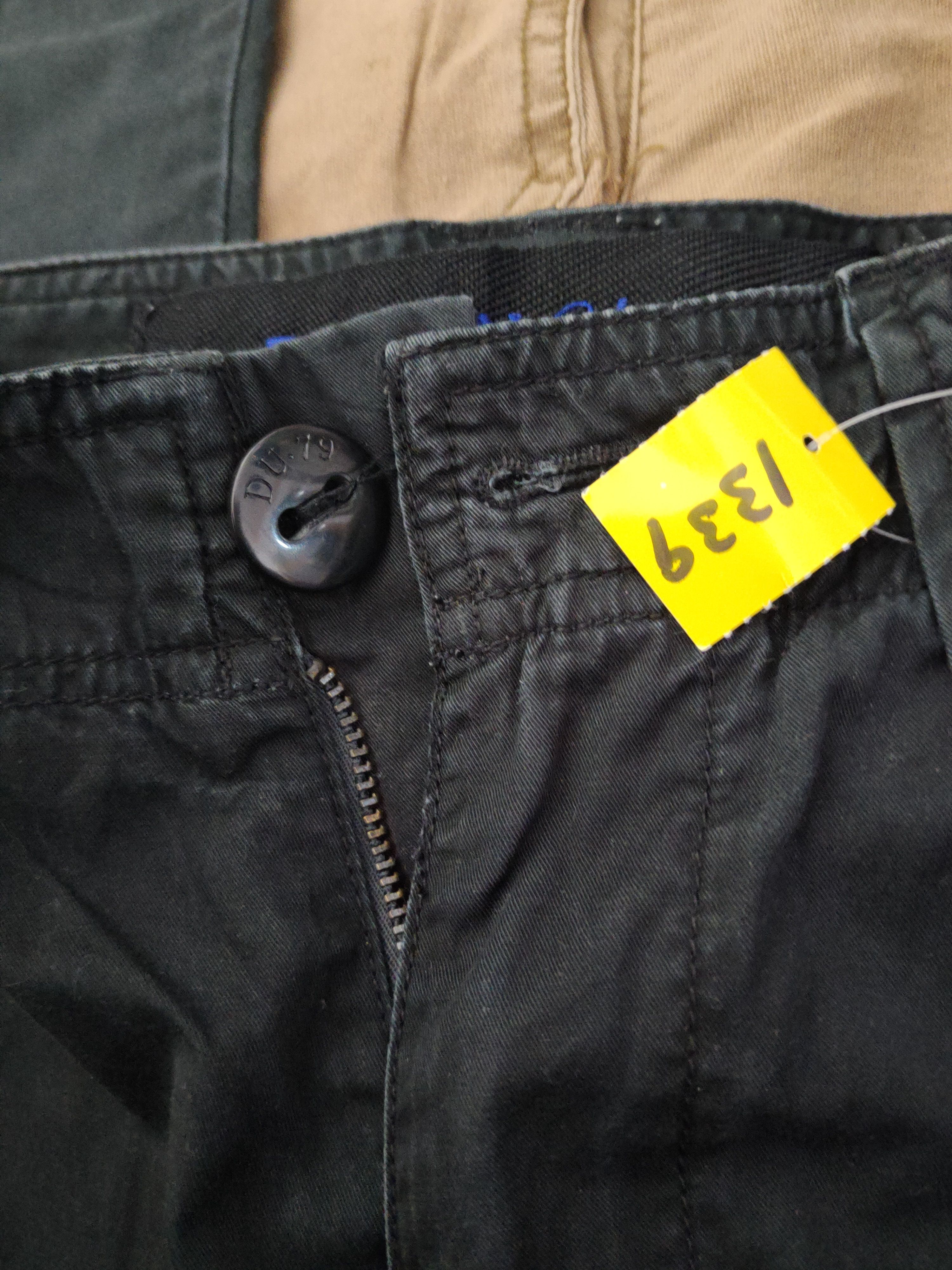 Japanese Brand DL Design United Black Multipocket Cargo Pants #1339 Size US 27 - 15 Thumbnail