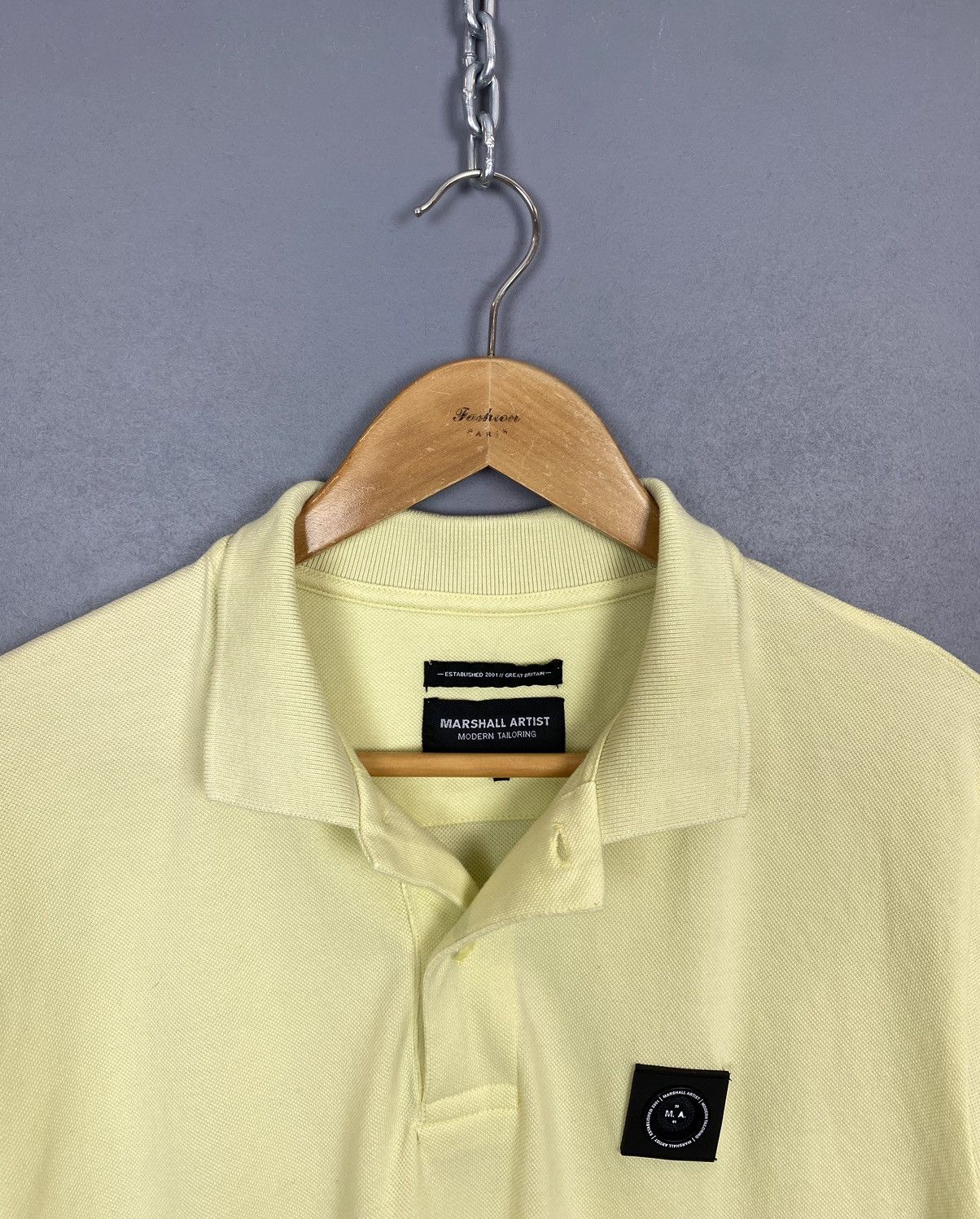 Marshall Artist Marshall Artist Short Sleeve Polo Shirt Men’s Size M Yellow Size US M / EU 48-50 / 2 - 3 Thumbnail