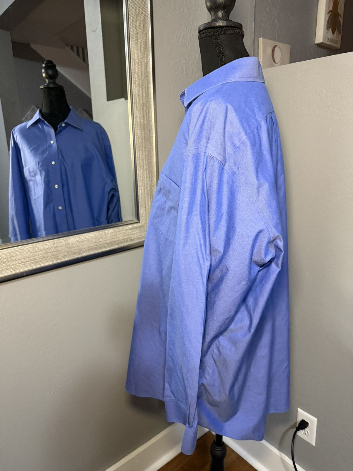 Brooks Brothers Brooks Brother Madison Blue Non Iron Button Down Shirt XL 17 Size US XL / EU 56 / 4 - 2 Thumbnail