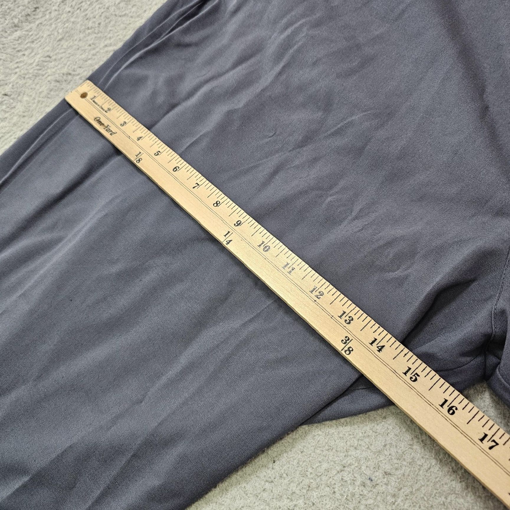 Vintage The Pirate Dressing Pants Mens 3XL Gray Poly Viscose Costume Trousers Pirate Size US 39 - 7 Thumbnail