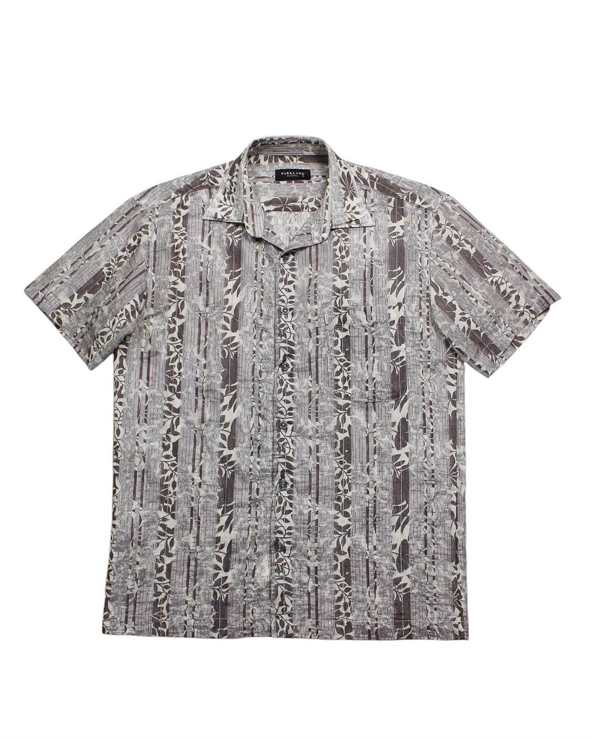 Japanese Brand × Vintage SS2010 PARKLAND RAYON / NYLON SHORT SLEEVE SHIRT Size US L / EU 52-54 / 3 - 1 Thumbnail