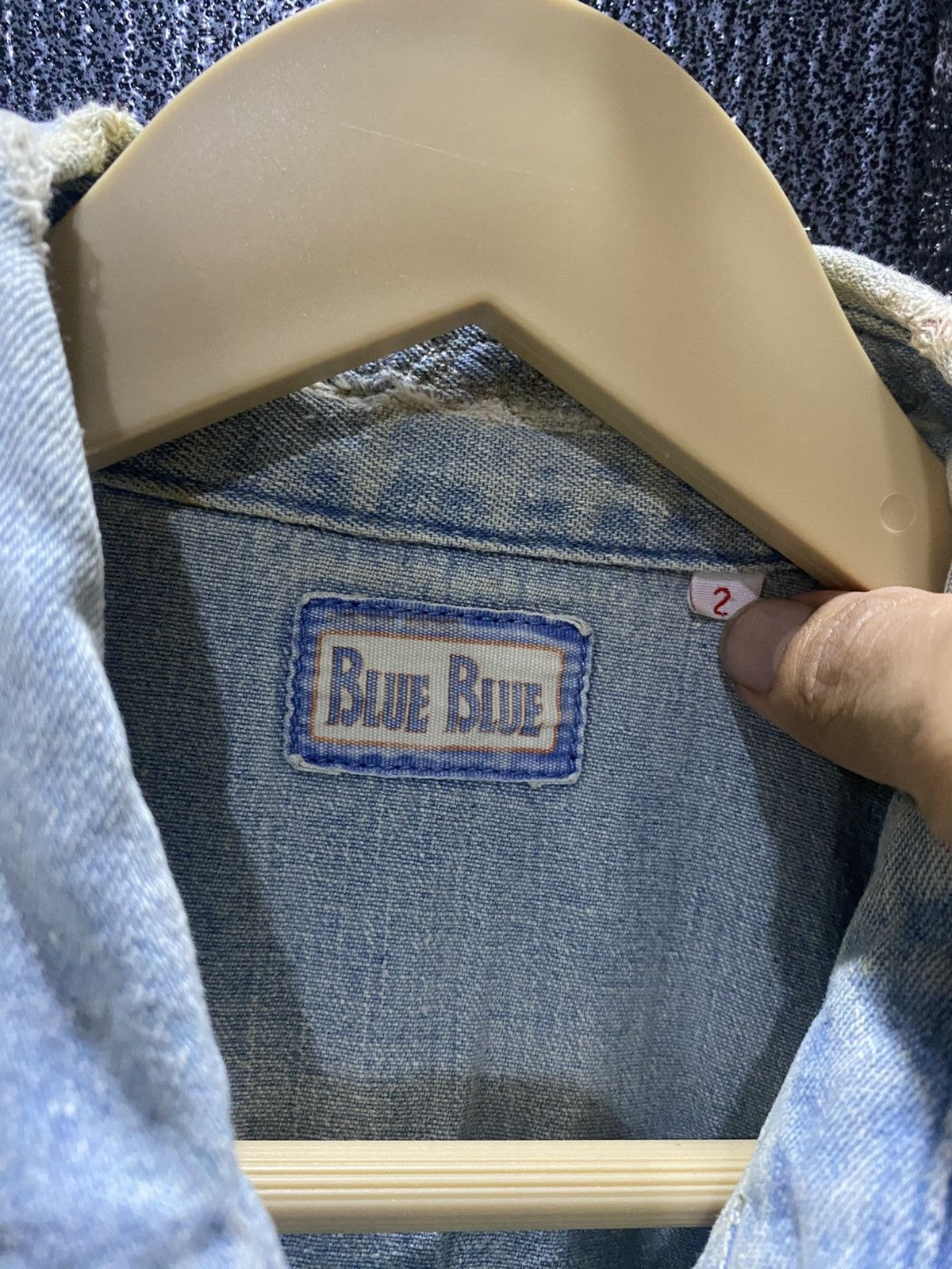 Blue Blue Japan Vintage Blue Blue Japan Western Denim Shirt Made Japan Size US M / EU 48-50 / 2 - 12 Thumbnail