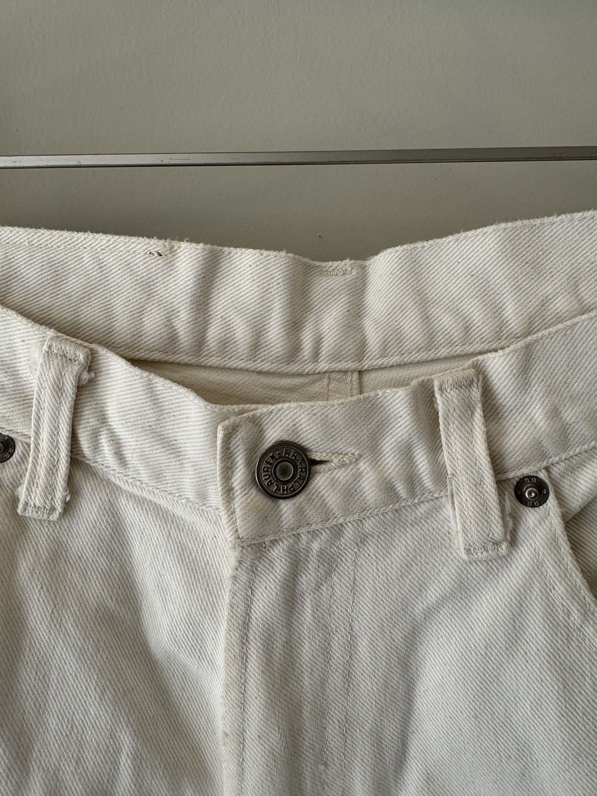 RRL Ralph Lauren Double RL White Denim Size US 32 / EU 48 - 3 Thumbnail