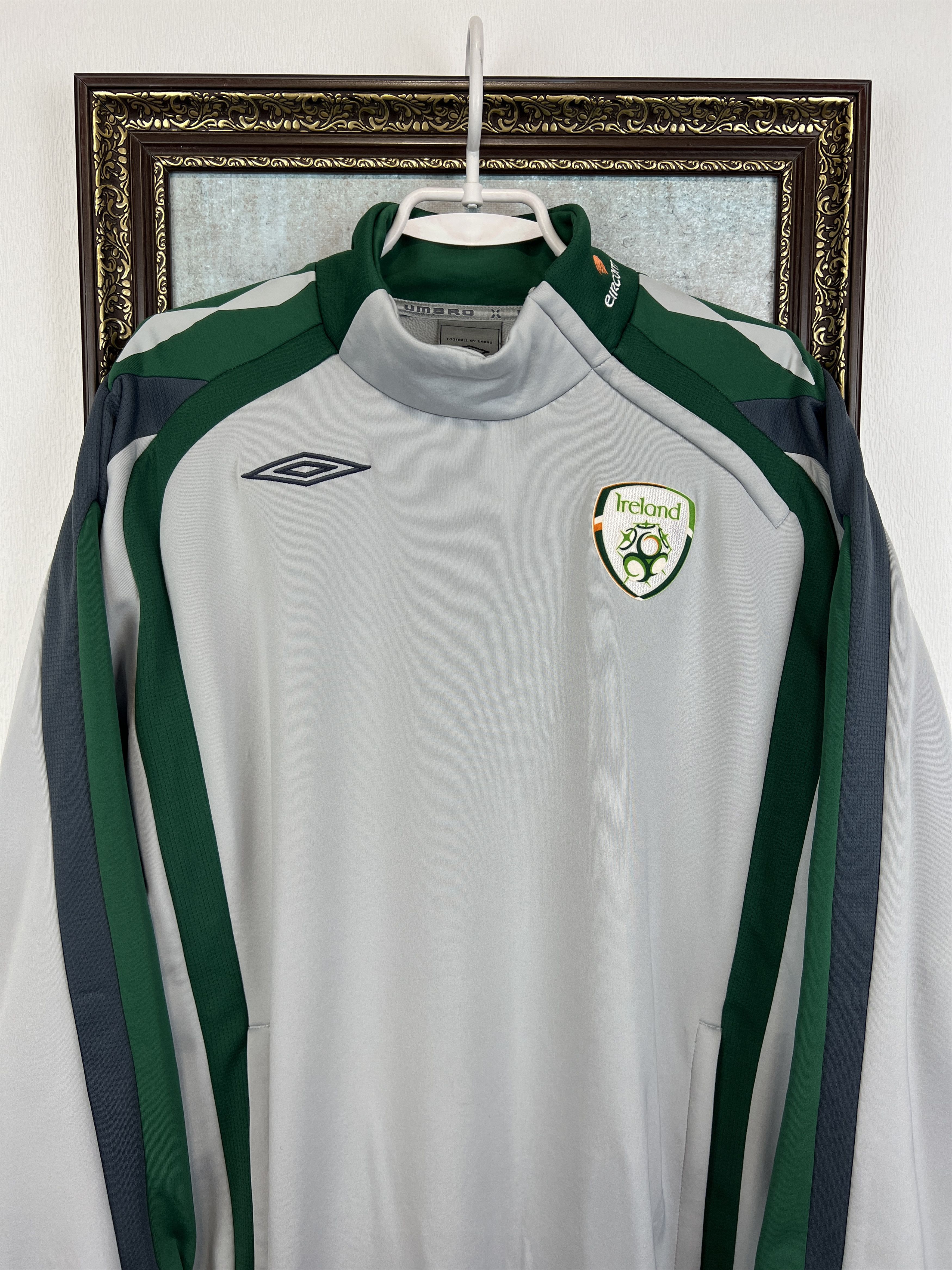 Umbro Ireland Football Train Sweatshirt Soccer Track Top Jacket Size US L / EU 52-54 / 3 - 2 Thumbnail