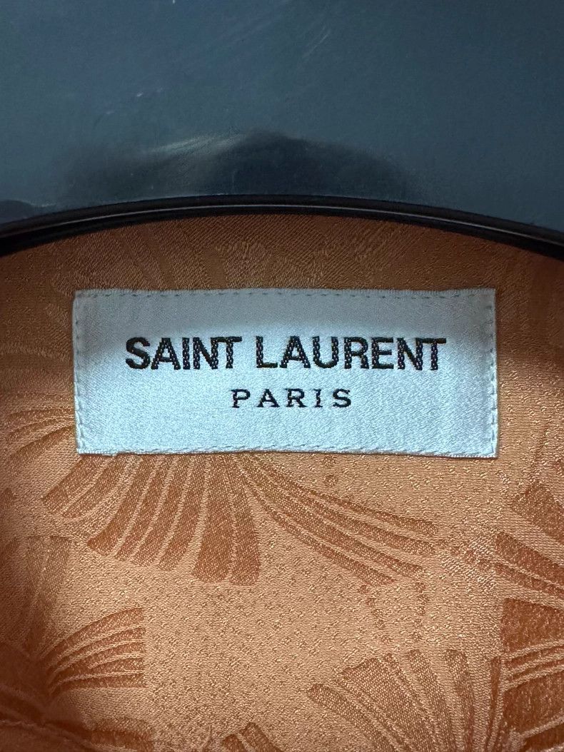 Saint Laurent Paris Saint Laurent Paris size 37 20ss silk shirt with full hibi Size US M / EU 48-50 / 2 - 6 Thumbnail