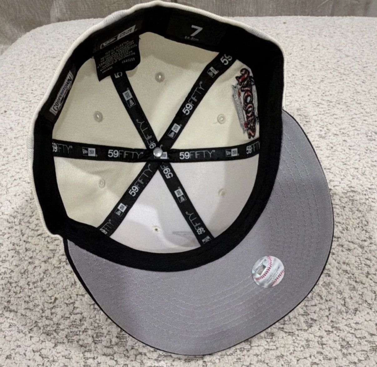 New Era New Era 59FIFTY Cleveland Guardians Jacobs Field Sz 7 Size ONE SIZE - 4 Thumbnail