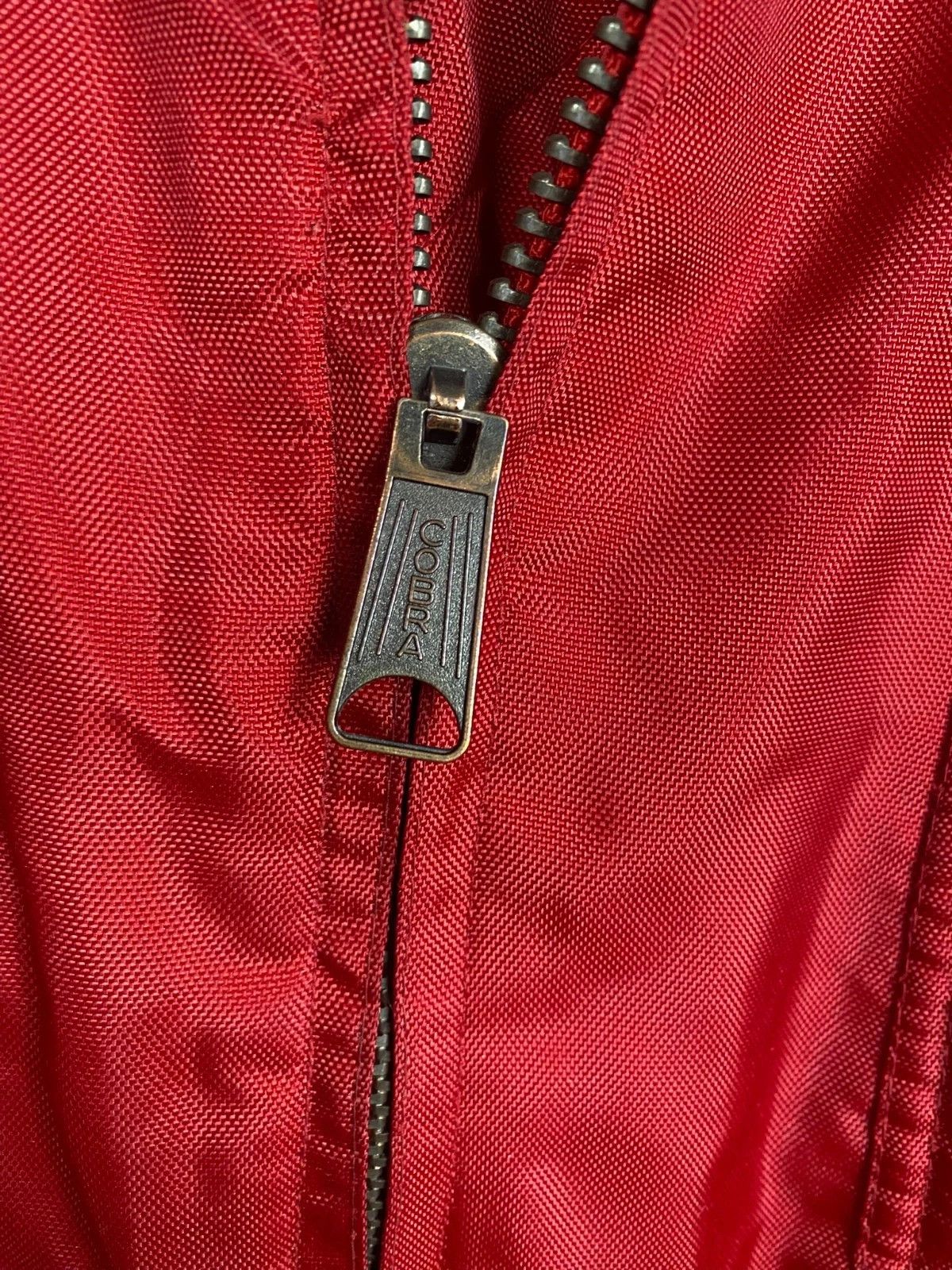 Other Vintage Red Bomber Jacket MA-1 COBRA – Nylon Flight Style Size US XXL / EU 58 / 5 - 5 Thumbnail
