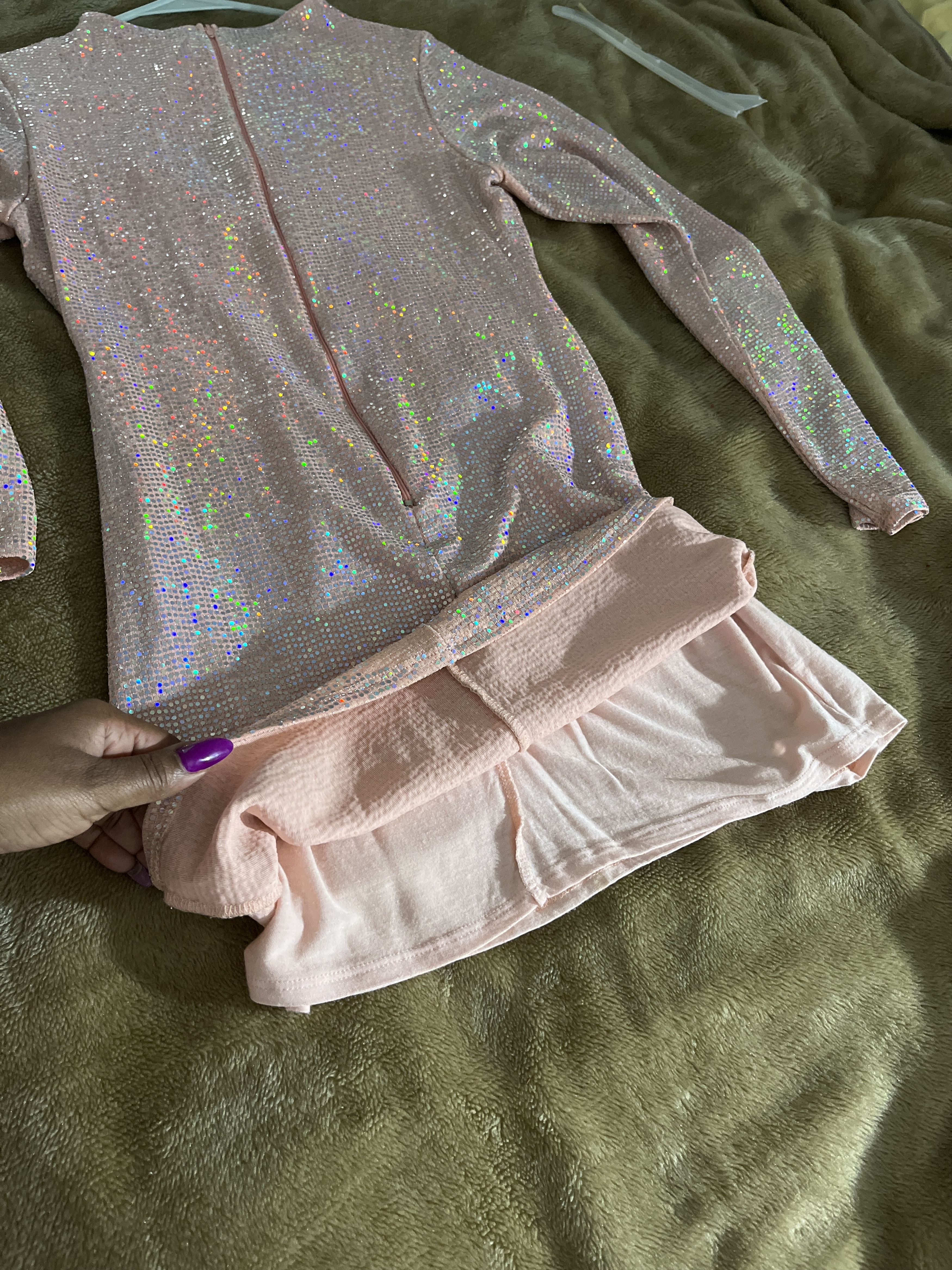 Other Shimmer pink dress Size L / US 10 / IT 46 - 3 Thumbnail