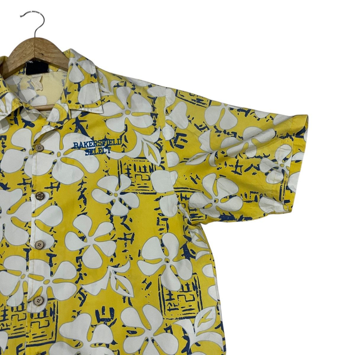 Bullhead Denim Co. Vintage Bullhead Bikerfield Select Hawaian Aloha Shirt Size US L / EU 52-54 / 3 - 2 Thumbnail