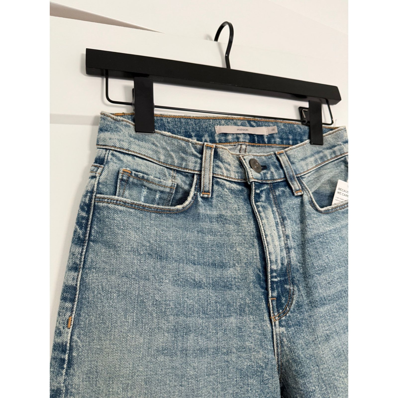 Hudson $215 New Hudson Jeans Holly High Waist Straight Ankle - 25 Size 25" / US 0 / IT 36 - 9 Thumbnail