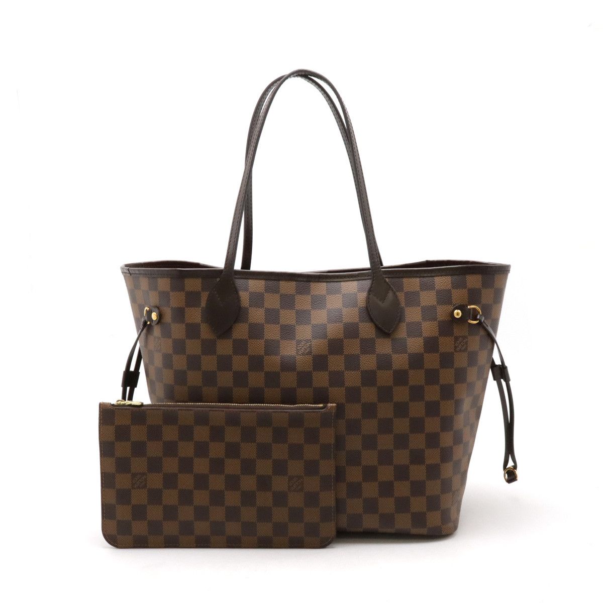 Louis Vuitton Louis Vuitton Louis Vuitton Damier Neverfull MM Tote Bag N41358 Canvas Tote Bag N41358 in Very Good Condition Size ONE SIZE - 1 Thumbnail