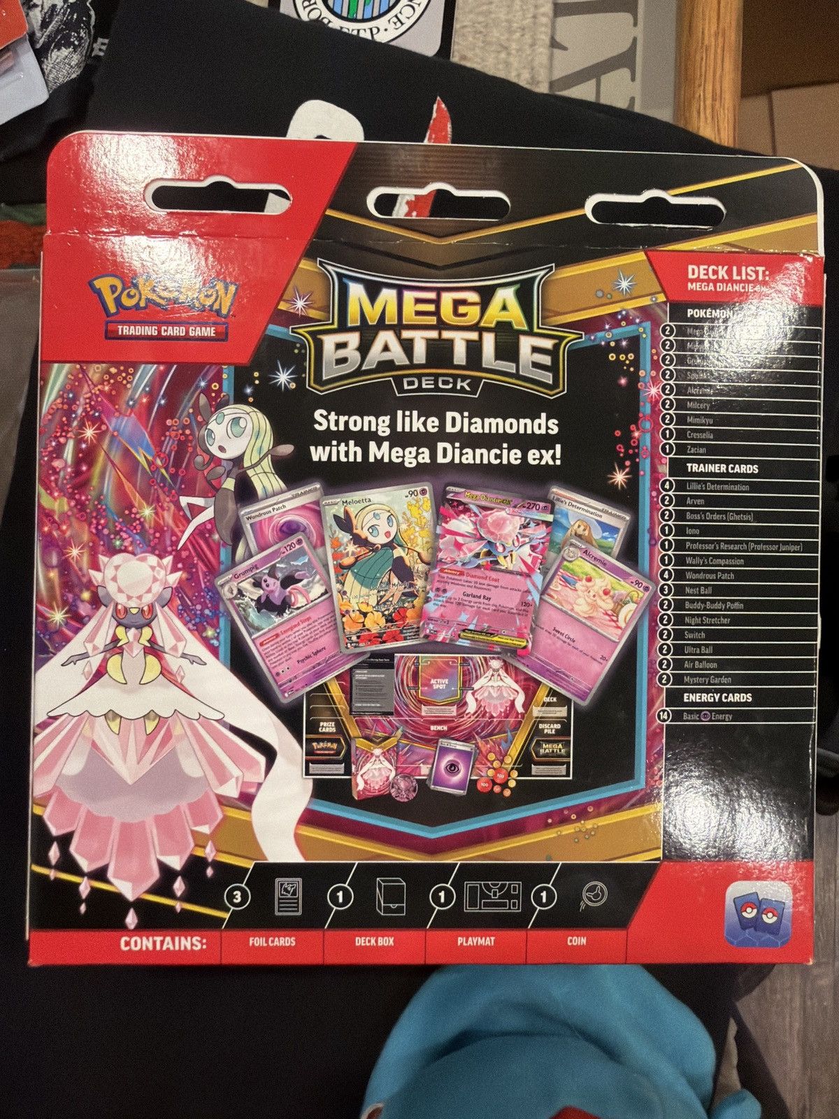 Other Pokemon Mega Diance Ex Mega Battle Deck Size ONE SIZE - 1 Thumbnail