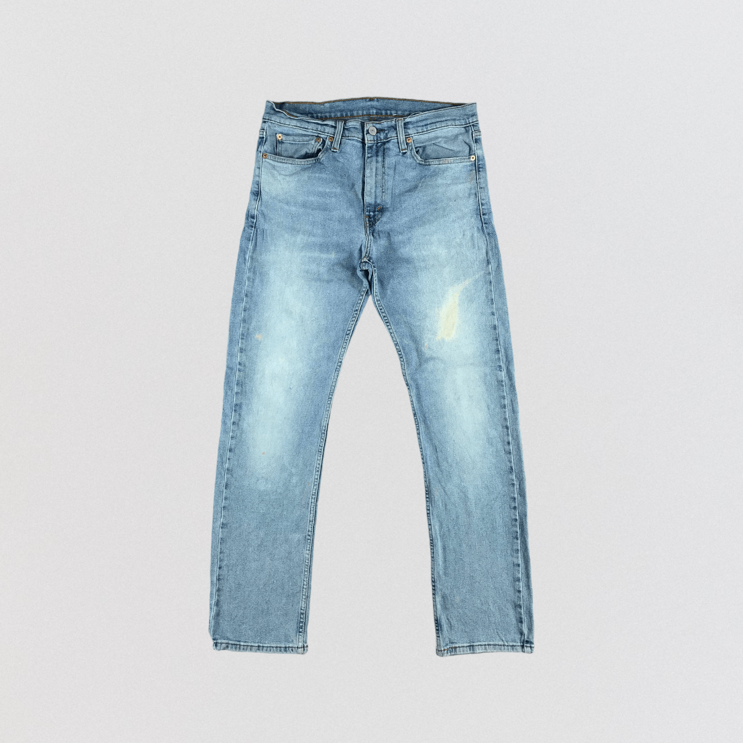 image of Blue Wash Levis 513 Jeans-Jm3176, Men's (Size 33)