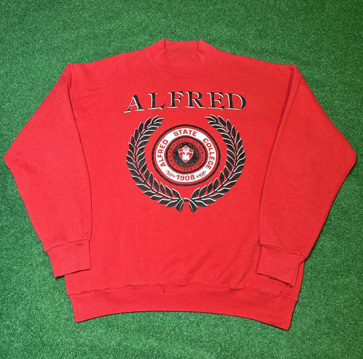 Vintage Vintage 80s 90s Alfred University New York Large Sweatshirt Size US L / EU 52-54 / 3 - 1 Thumbnail