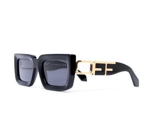 Off-White NEW OFF-WHITE OERI073S23-PLA0011007-55 Black Size ONE SIZE - 1 Thumbnail