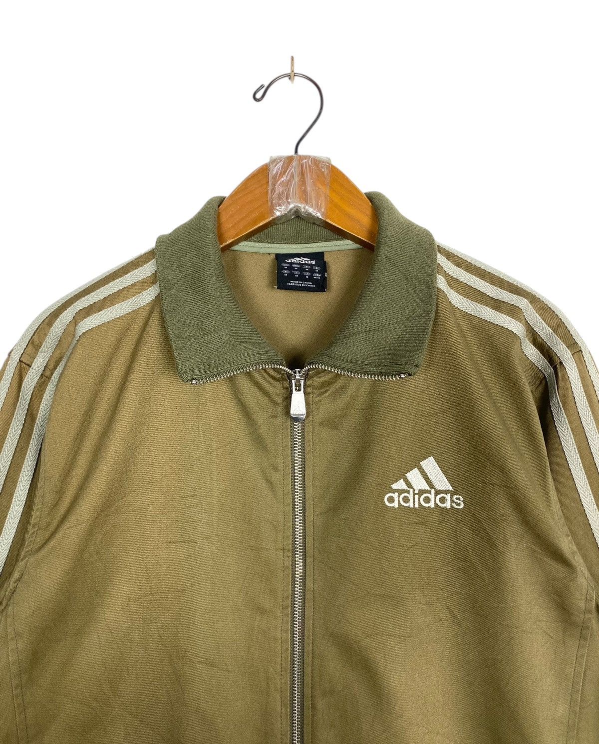Adidas Rare‼️ Vintage Adidas Track Top Stripe Size US M / EU 48-50 / 2 - 4 Thumbnail