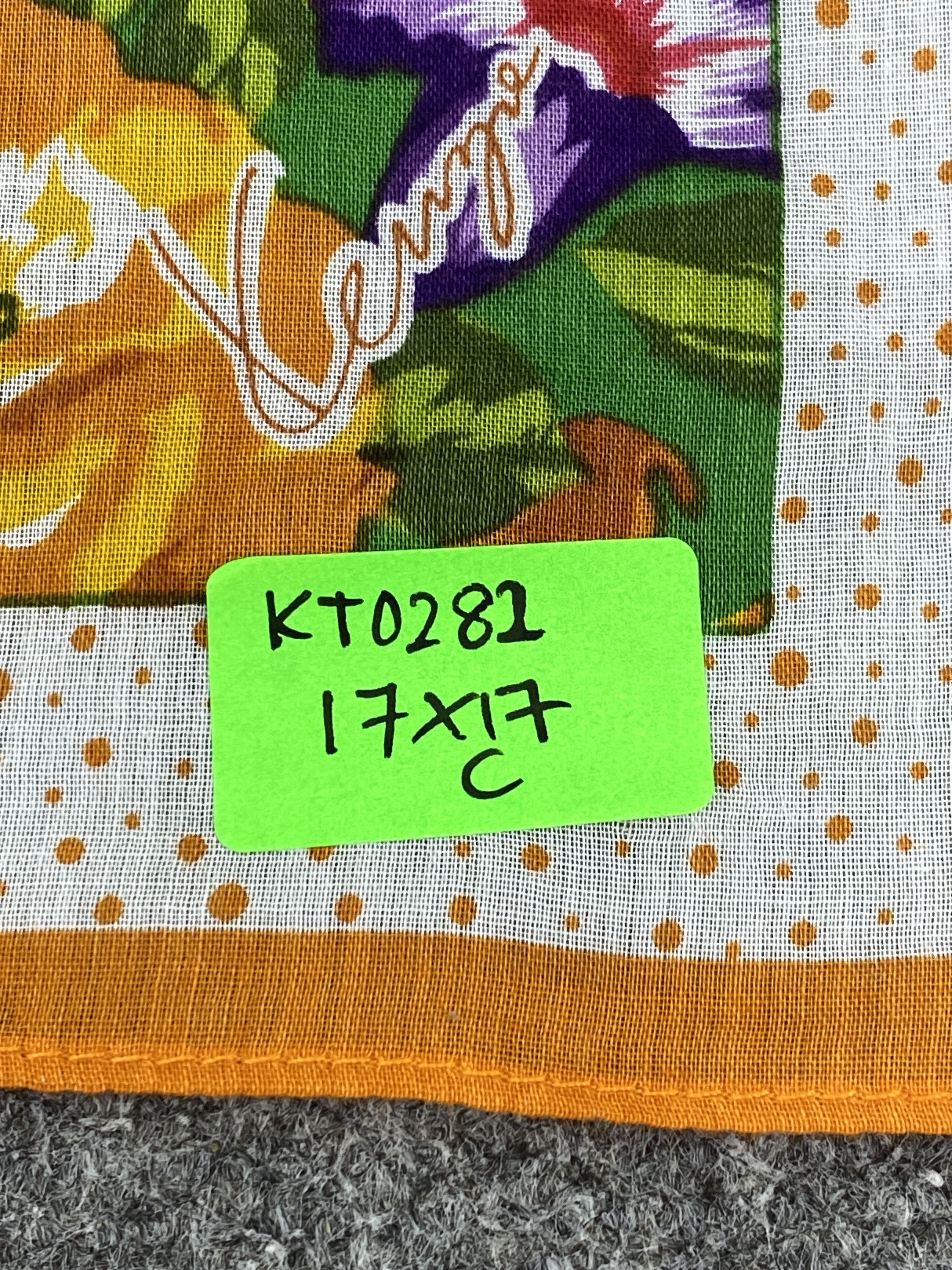 Kenzo Vintage Kenzo Handkerchief / Neckerchief KT0282 Size ONE SIZE - 8 Thumbnail