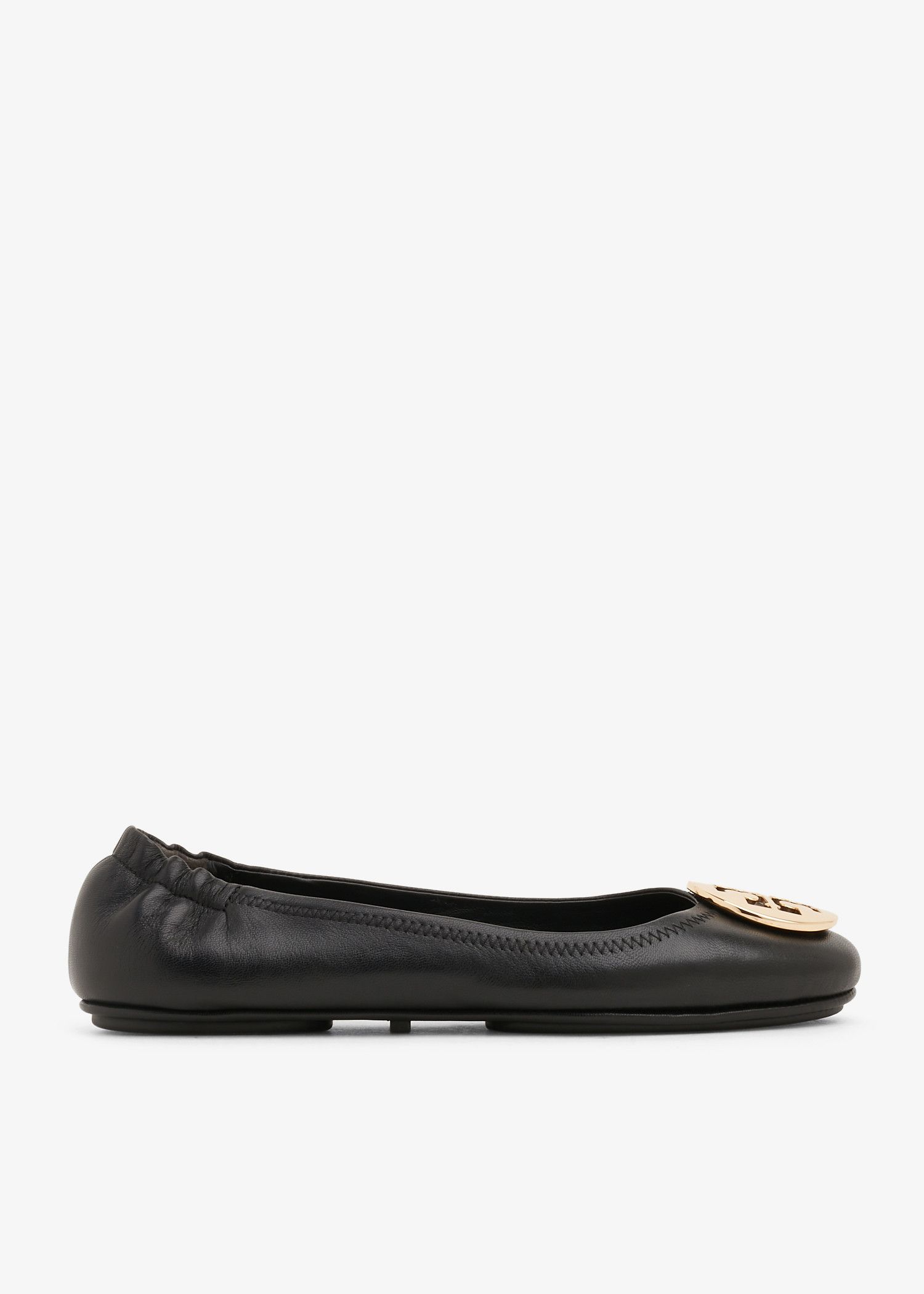 o1s22i1n1024 Leather Flats in Black