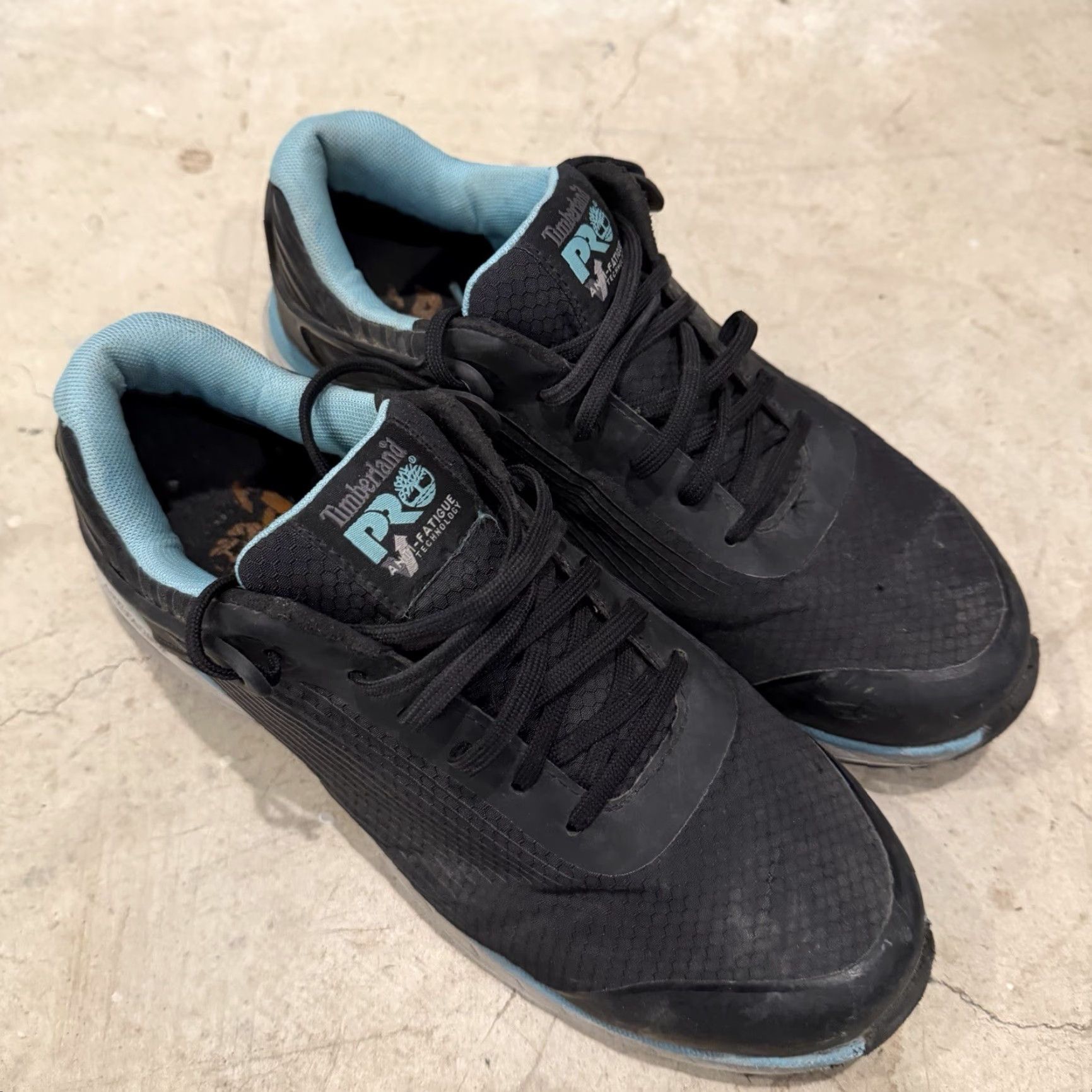 Timberland Timberland PRO Drivetrain Safety Toe Work Sneakers Womens Size 10 Black Textile Rubber M Lace Up Low Top Size US 8 / IT 38 - 2 Thumbnail