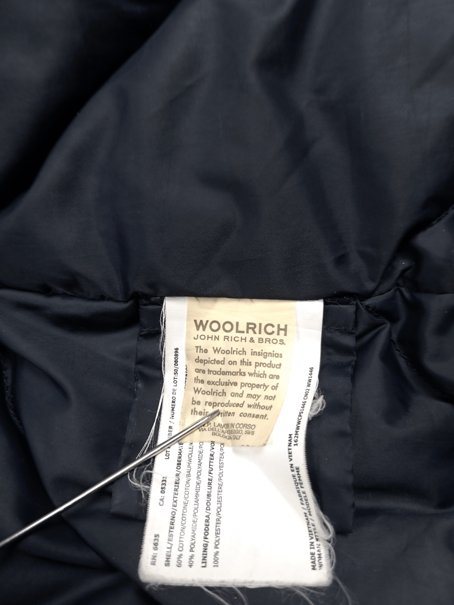 Woolrich Woolen Mills 💎 Duck Down Black Winter Parka Jacket Coat Womens M Size M / US 6-8 / IT 42-44 - 13 Thumbnail