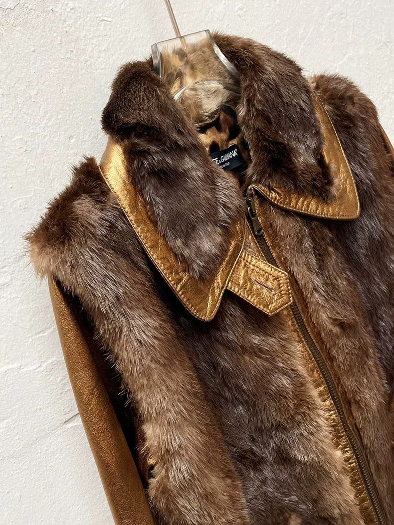Dolce & Gabbana Dolce & Gabbana Heavy weight mink sheepskin jacket 2504-Nex Size L / US 10 / IT 46 - 3 Thumbnail