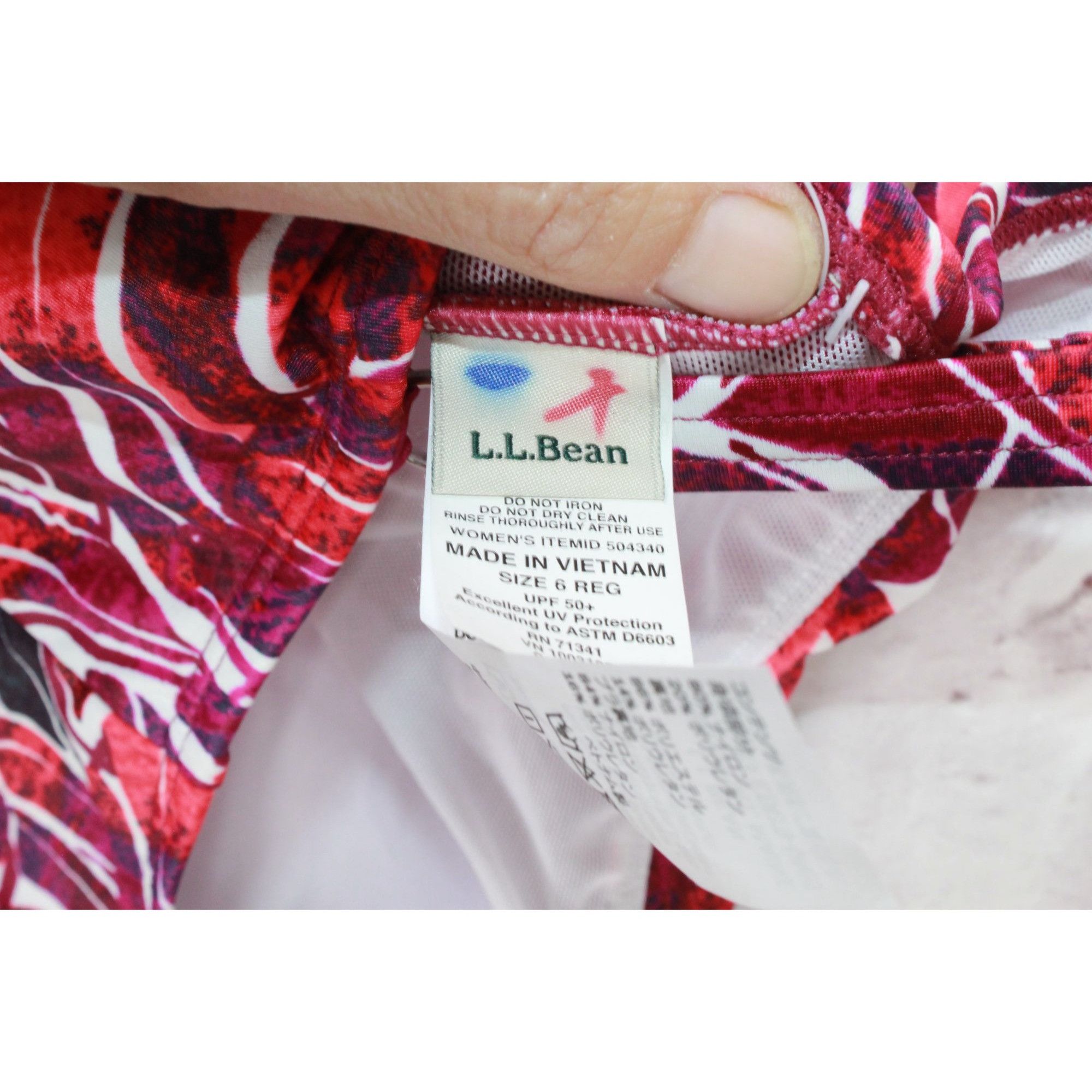 L.L. Bean LL Bean Mix & Match Swimwear Square Neck Tankini Top Size M / US 6-8 / IT 42-44 - 7 Thumbnail