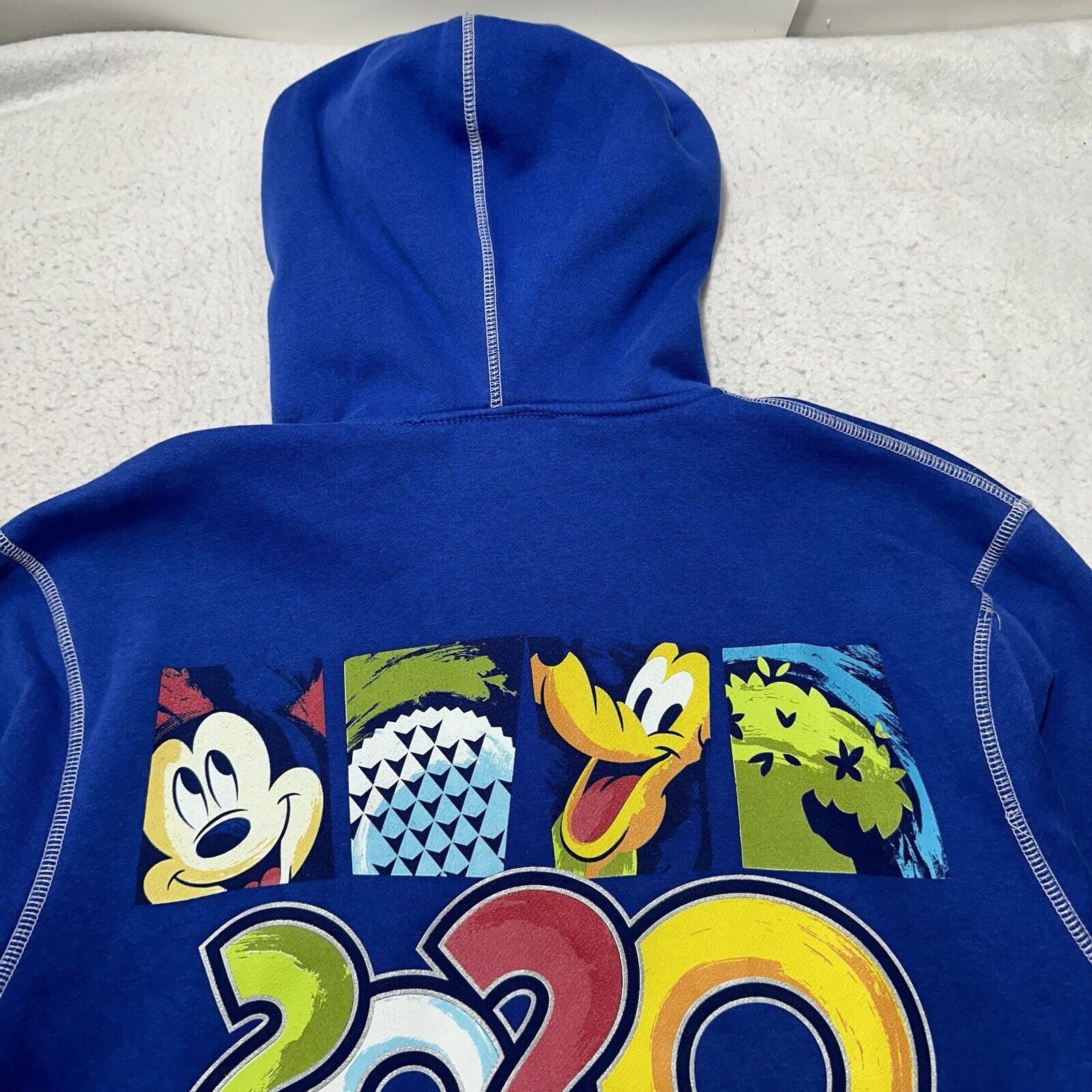 Disney Disney Medium Blue 2020 Full Zip Hoodie Sweatshirt Size US M / EU 48-50 / 2 - 13 Thumbnail