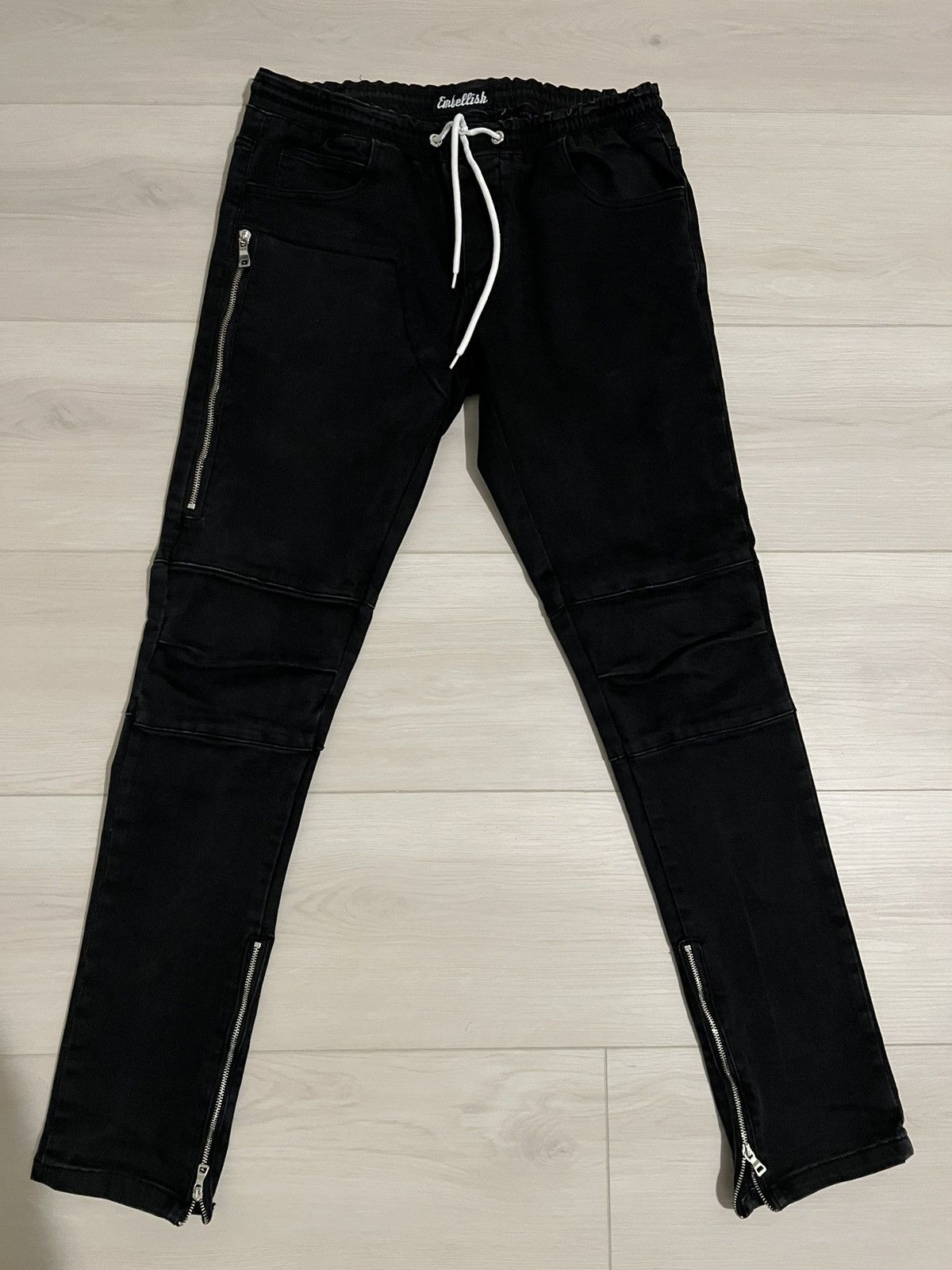 Embellish RARE EMBELLISH bootcut zip silhouette 2.0 zip pants sz 32 Size US 32 / EU 48 - 3 Thumbnail