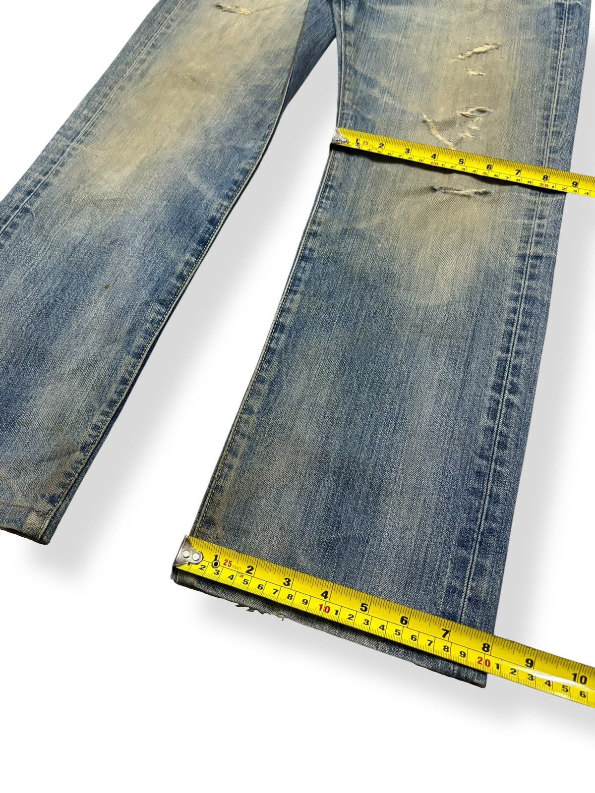 Undercover × Uniqlo Vintage Uniqlo S002 Mud Wash Distressed Grunge Jeans Size US 31 - 17 Thumbnail