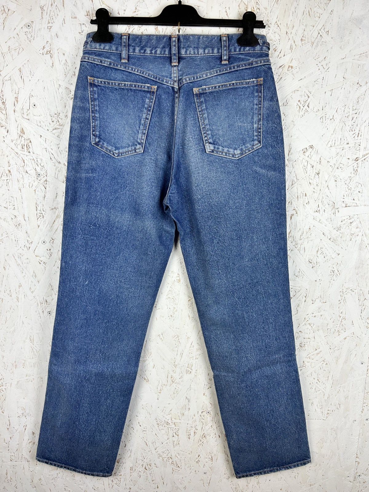 Celine × Hedi Slimane Celine Hedi Straight Leg Jeans Triomphe N548 173N 08SN Size 29" - 7 Thumbnail