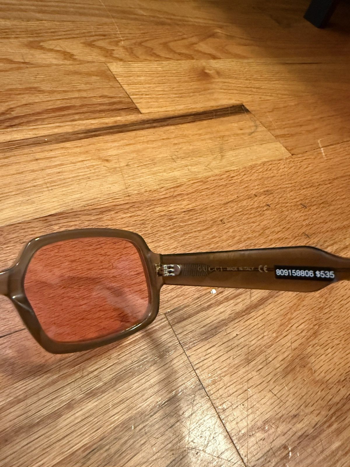 Gucci Gucci Glasses Pink lenses, wide frame Size ONE SIZE - 2 Thumbnail