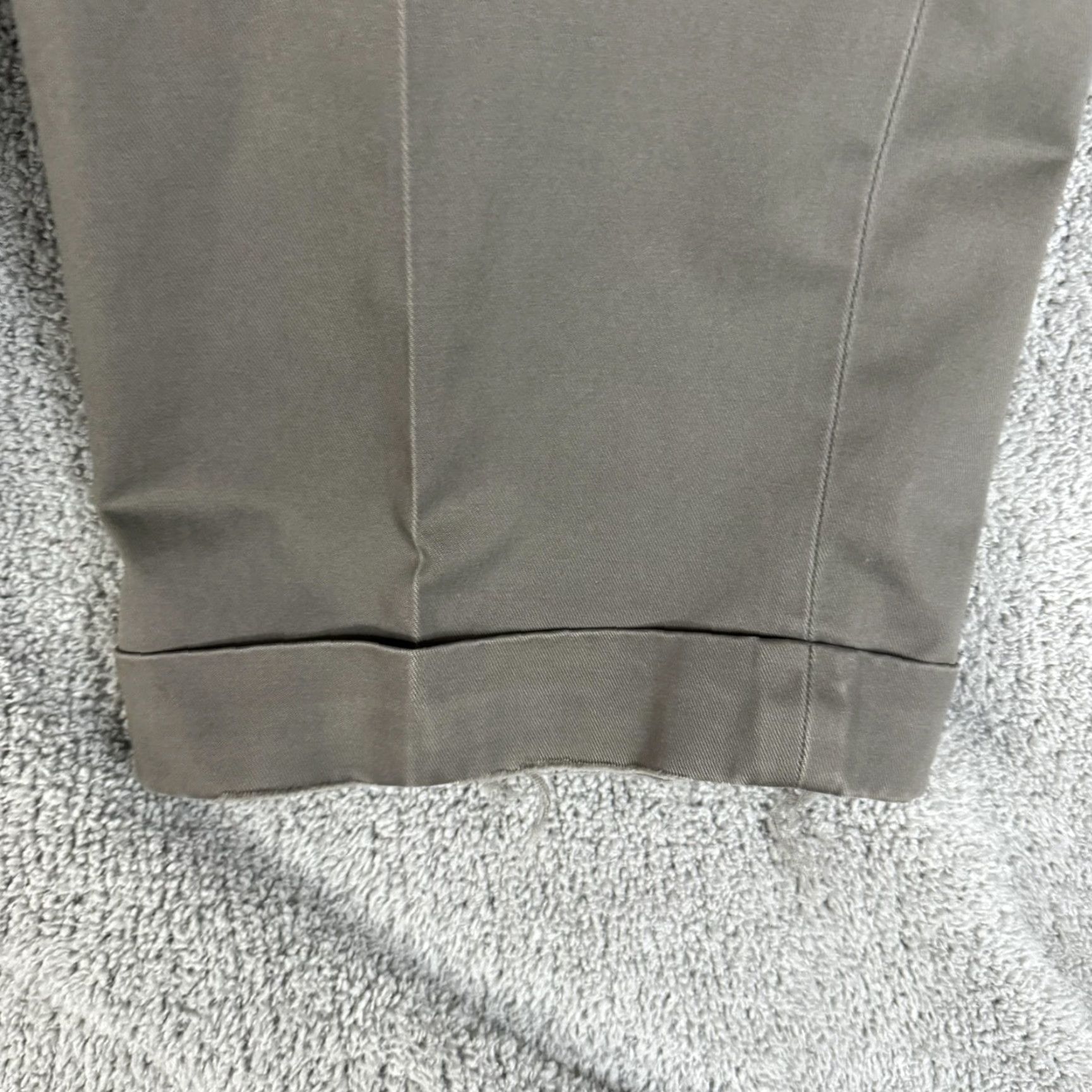 Brooks Brothers Brooks Brothers Chino Pants Mens 38x30 Khaki Advantage Elliott Pleated Cuffed Pockets Regular 100% Cotton Brown/Green Men Size US 38 / EU 54 - 7 Thumbnail