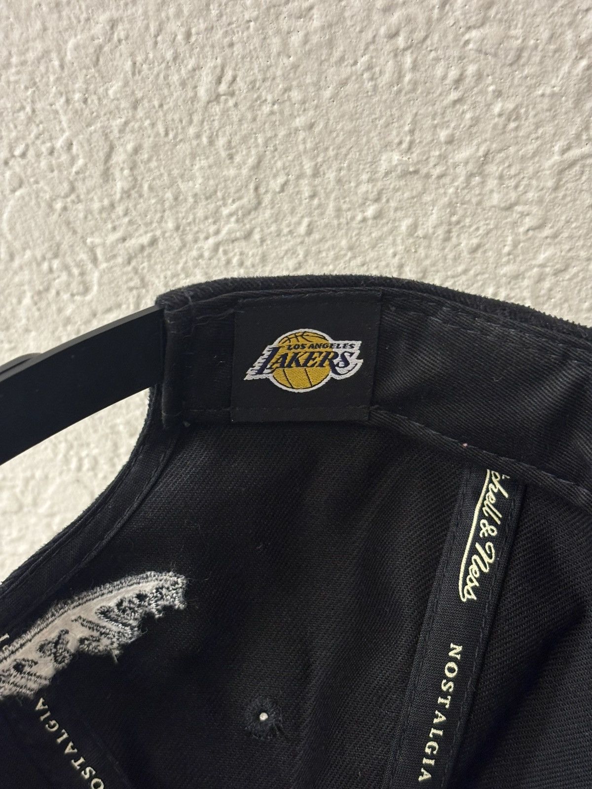 NBA Black Los Angeles Lakers Hat Size ONE SIZE - 6 Thumbnail