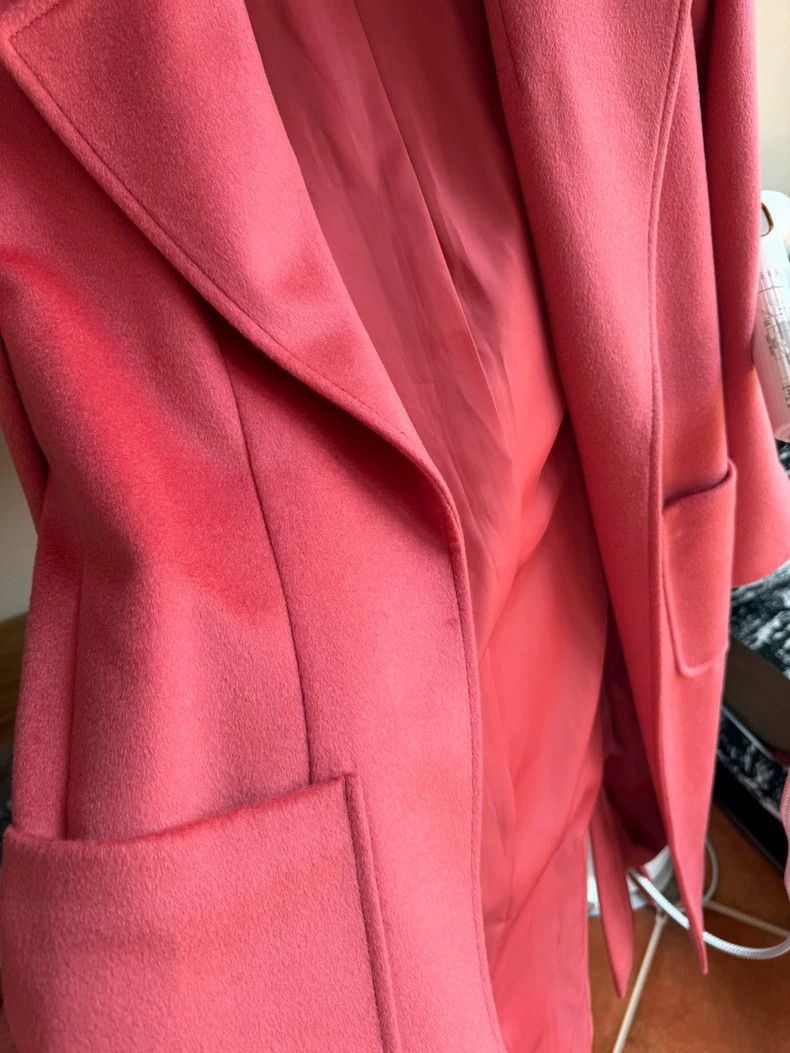 Max Mara Max Mara Duplex pink wool coat Size L / US 10 / IT 46 - 2 Thumbnail