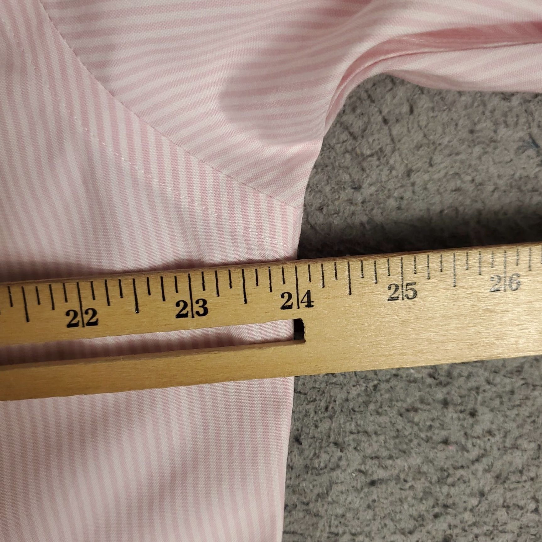 Brooks Brothers Brooks Brothers Dress Shirt Mens 16.5 Pink Striped Long Sleeve Button Up Regular Fit Size 42R - 6 Thumbnail