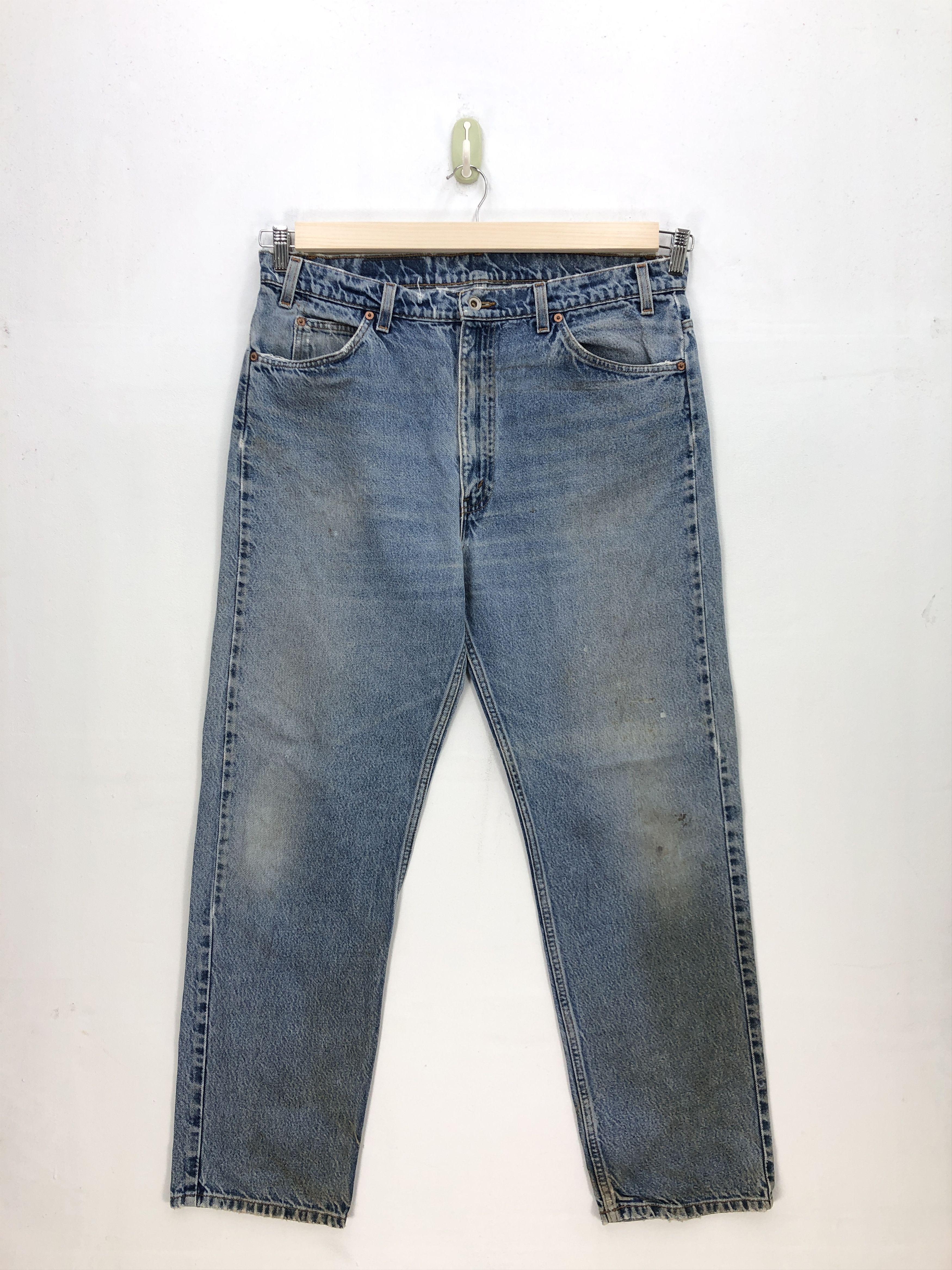 Levi's Vintage Levis Orange Tab Jeans Dirty Levi's Light Wash Denim Size US 36 / EU 52 - 1 Thumbnail