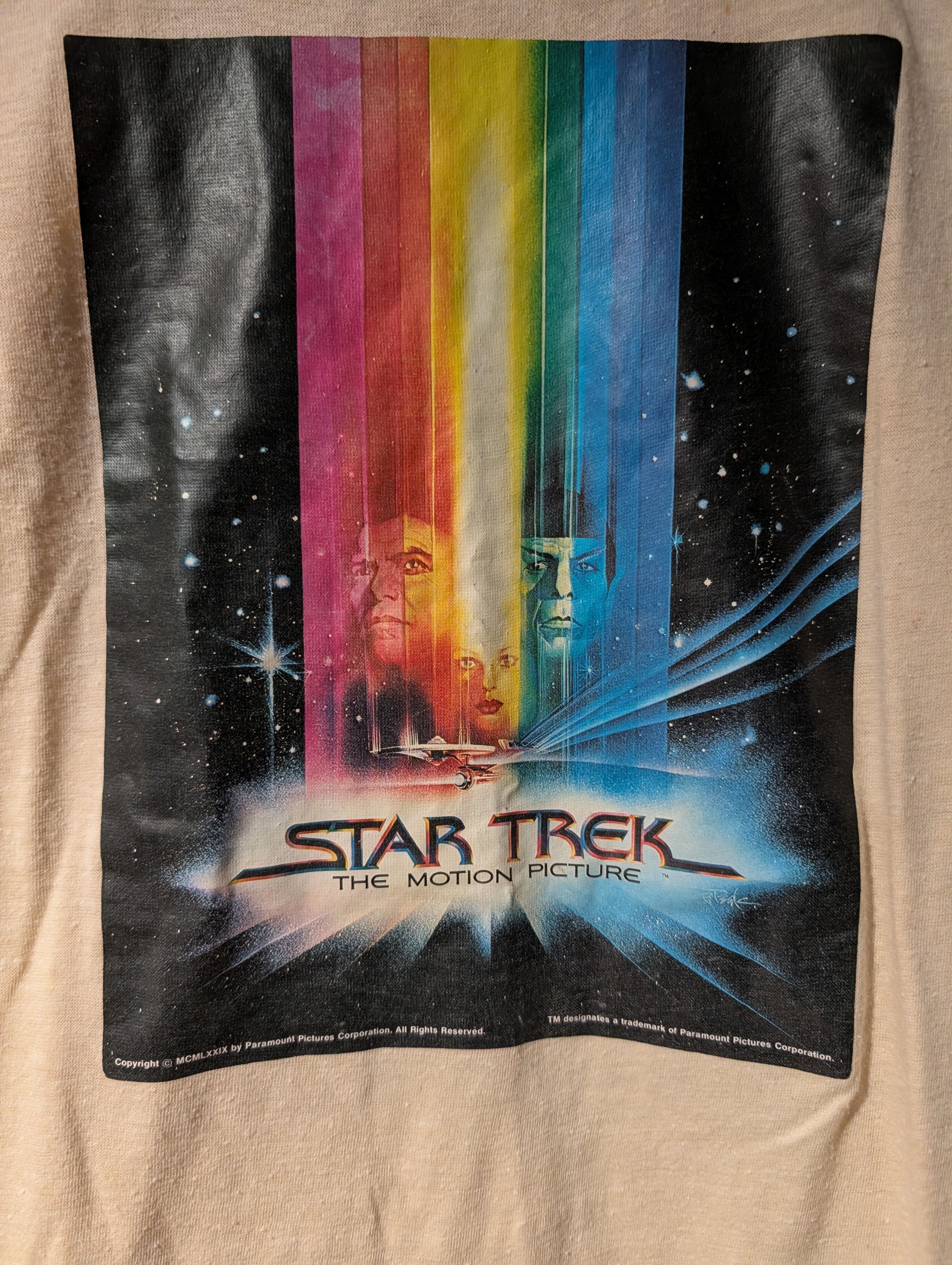Hanes Vintage 1979 Star Trek The Motion Picture Movie T-Shirt Size US M / EU 48-50 / 2 - 2 Thumbnail