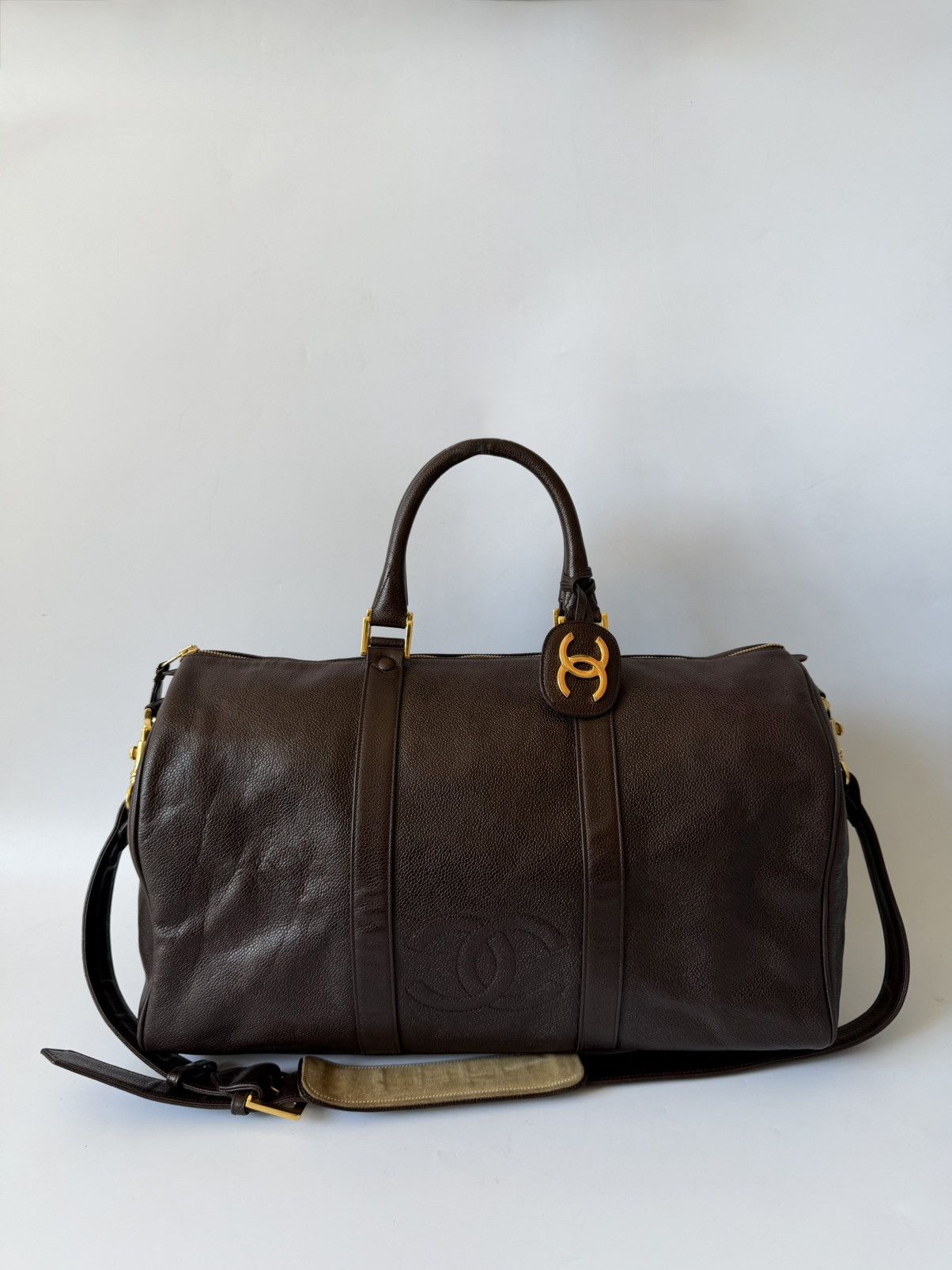 Chanel Vintage Chanel Brown Caviar Boston bag Size ONE SIZE - 1 Thumbnail