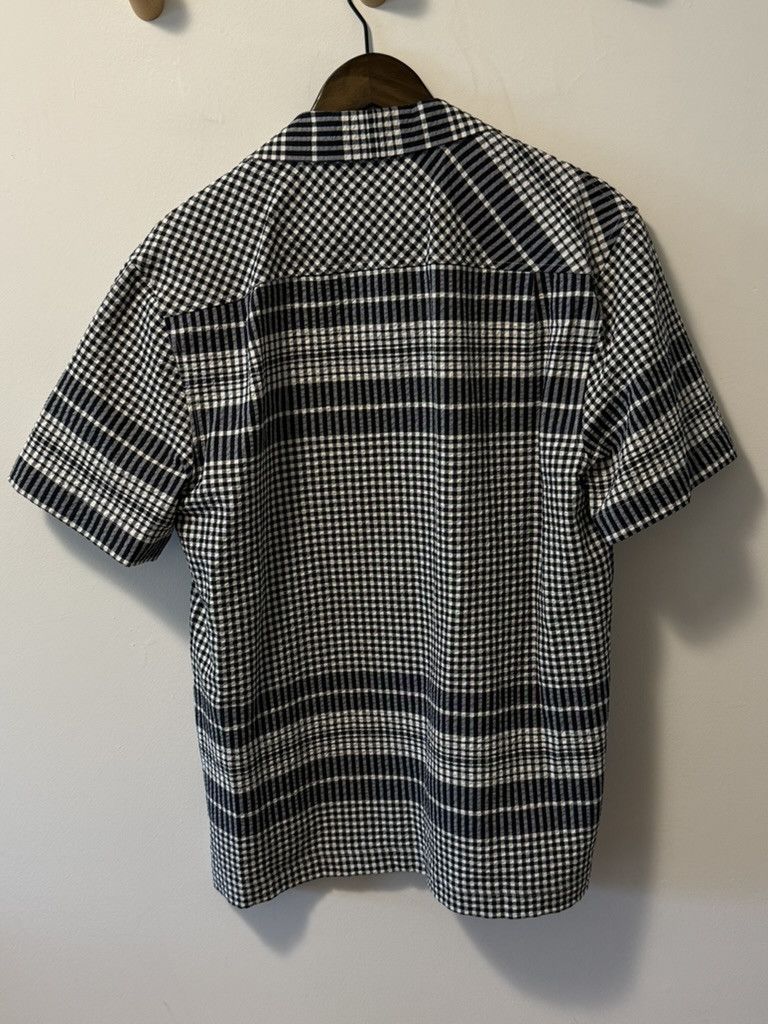 Mr P. Mr P. - Gingham Cotton-Seersucker Shirt - Blue Size US M / EU 48-50 / 2 - 3 Thumbnail