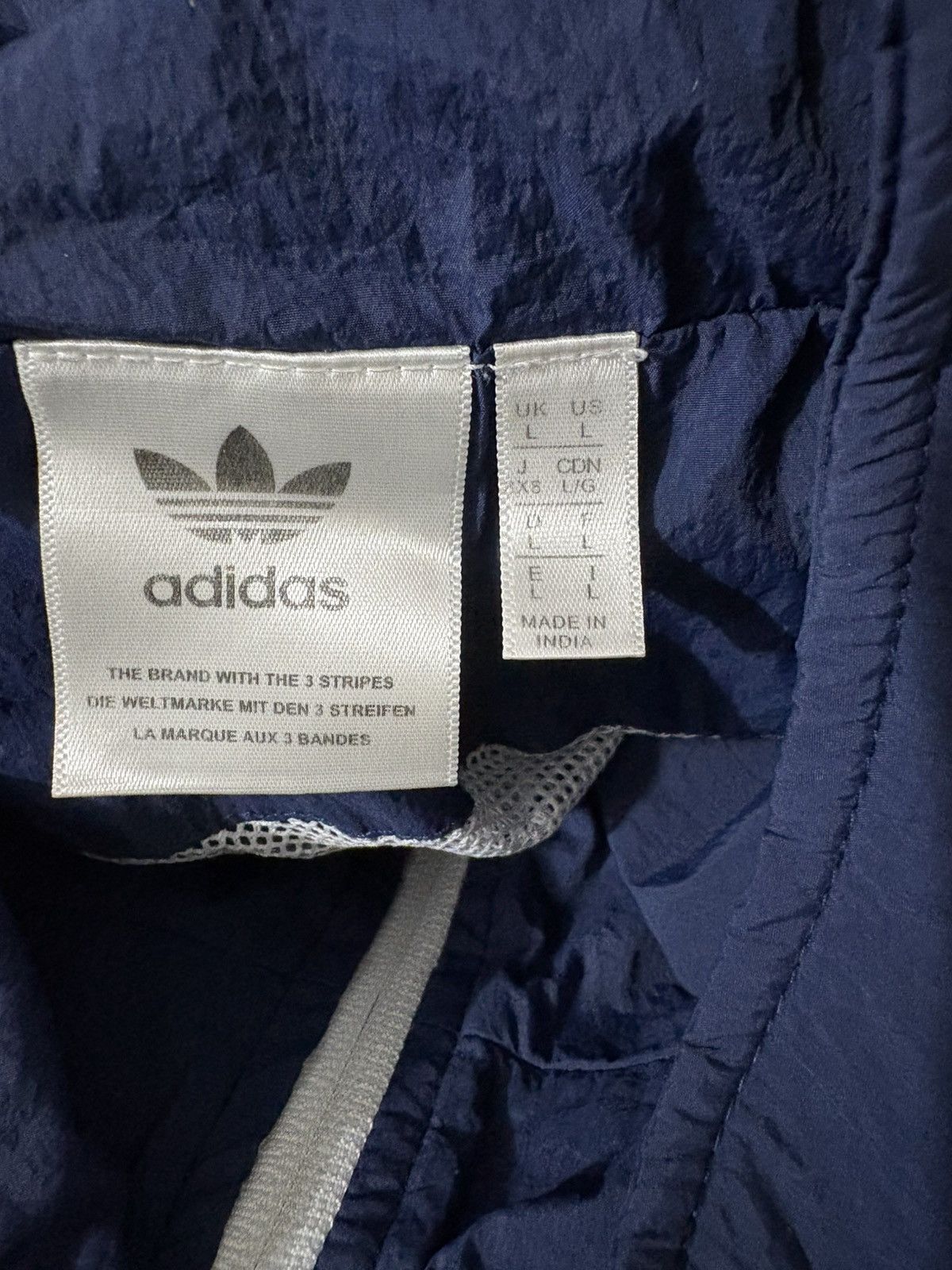 Adidas vintage Adidas Originals Big Trefoil Windbreaker Size US L / EU 52-54 / 3 - 9 Thumbnail