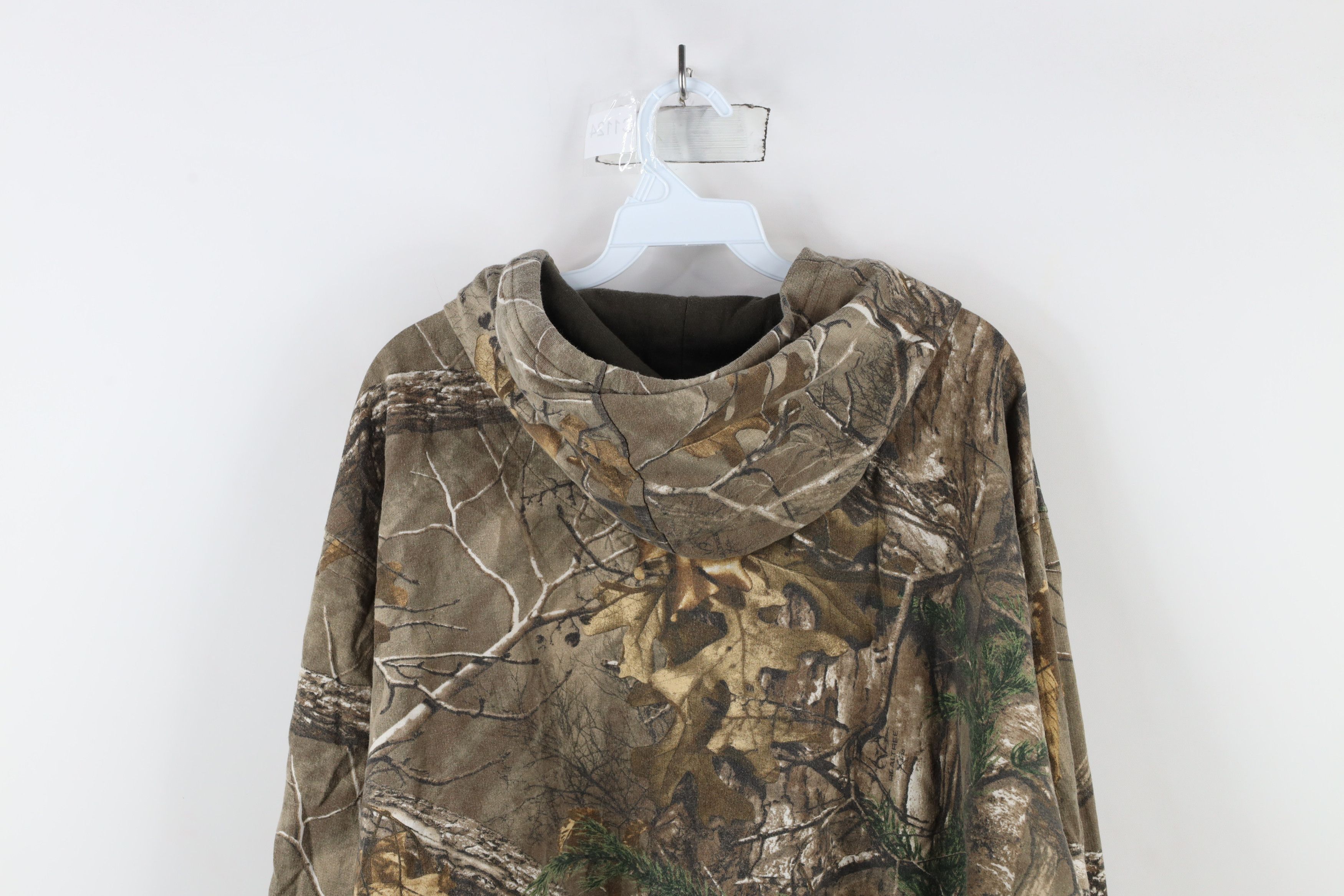 Vintage Vintage Y2K Streetwear Realtree Camouflage Hoodie Sweatshirt Size US XXL / EU 58 / 5 - 12 Thumbnail