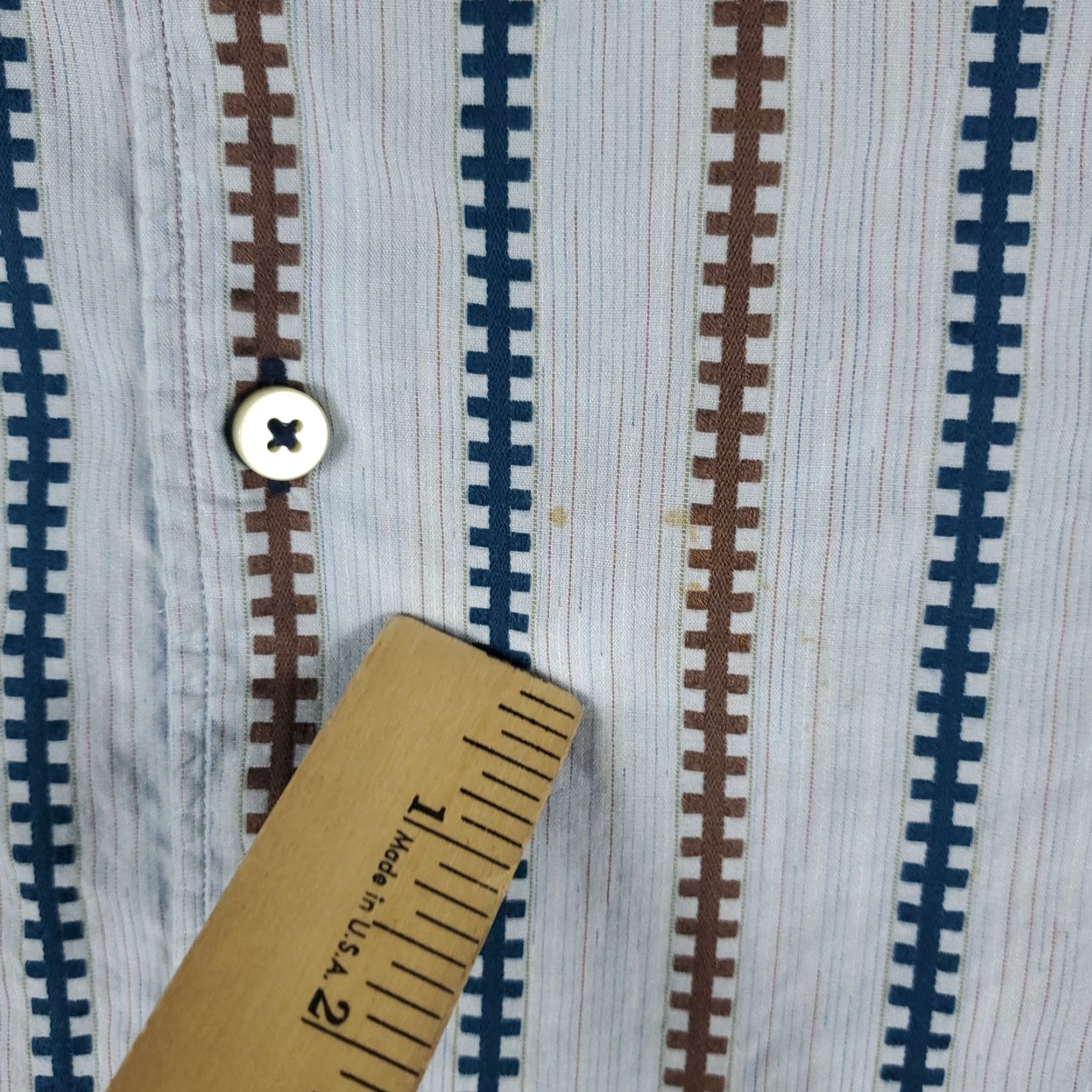 Tommy Bahama Tommy Bahama Shirt Mens XL Blue Striped Button-Up Long Sleeve Cotton Size US XL / EU 56 / 4 - 3 Thumbnail