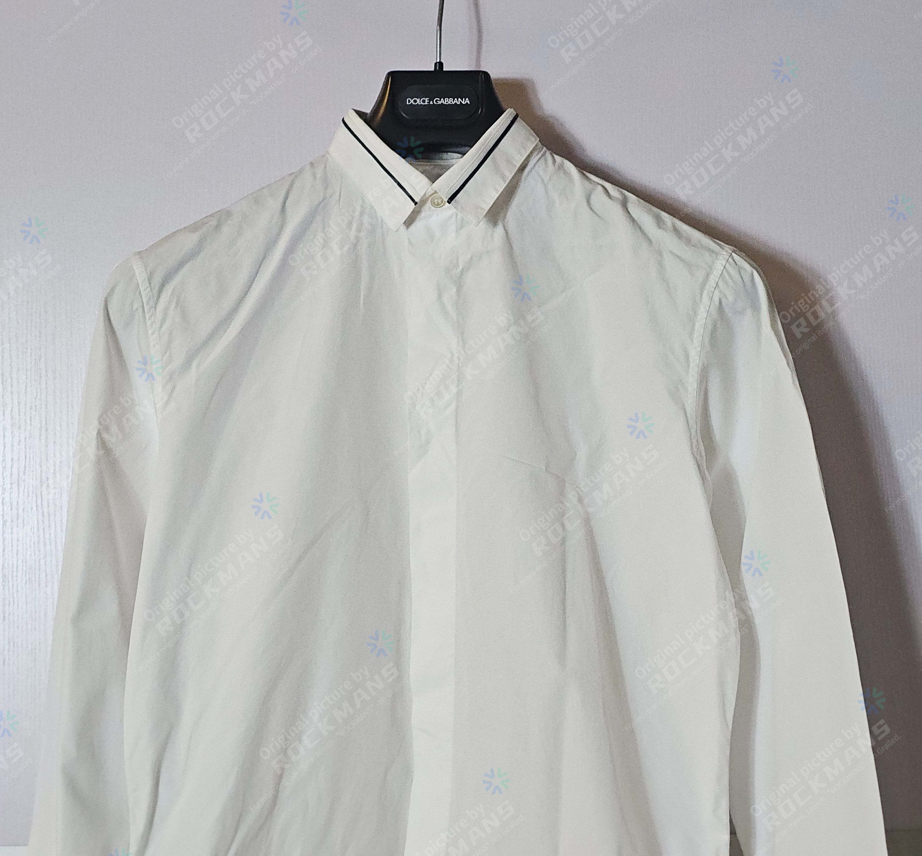 Dior Dior homme white cotton shirts size 39 Size US M / EU 48-50 / 2 - 2 Thumbnail