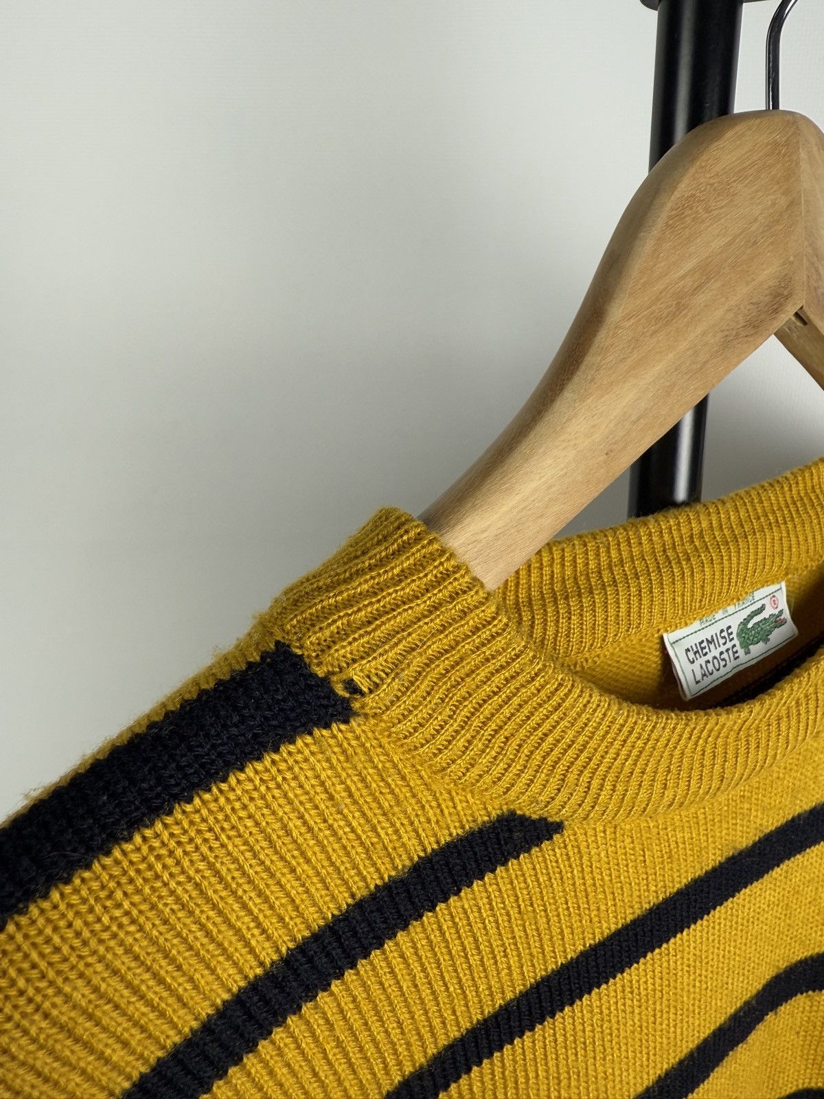 Lacoste × Vintage LACOSTE Vintage Sweater 90s Big Logo Supreme Sweatshirt Size US L / EU 52-54 / 3 - 4 Thumbnail