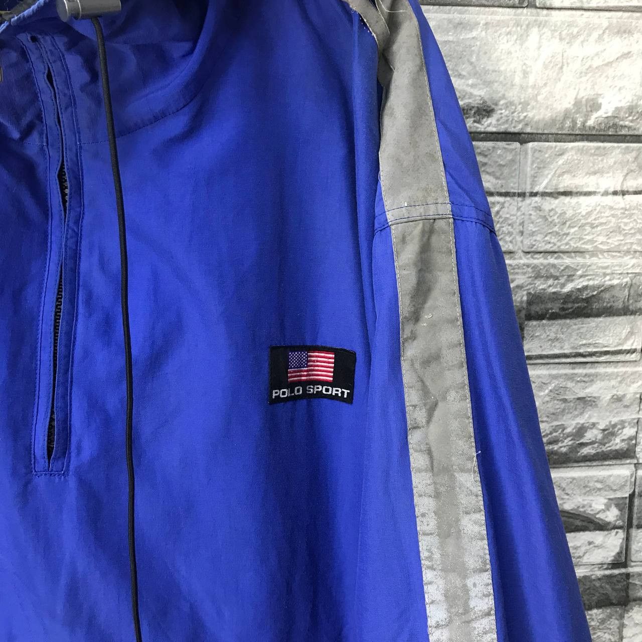 Polo Ralph Lauren Vintage 90s Polo Sport Ralph Lauren USA Flag Anorak BAGGY XL Size US XL / EU 56 / 4 - 4 Thumbnail