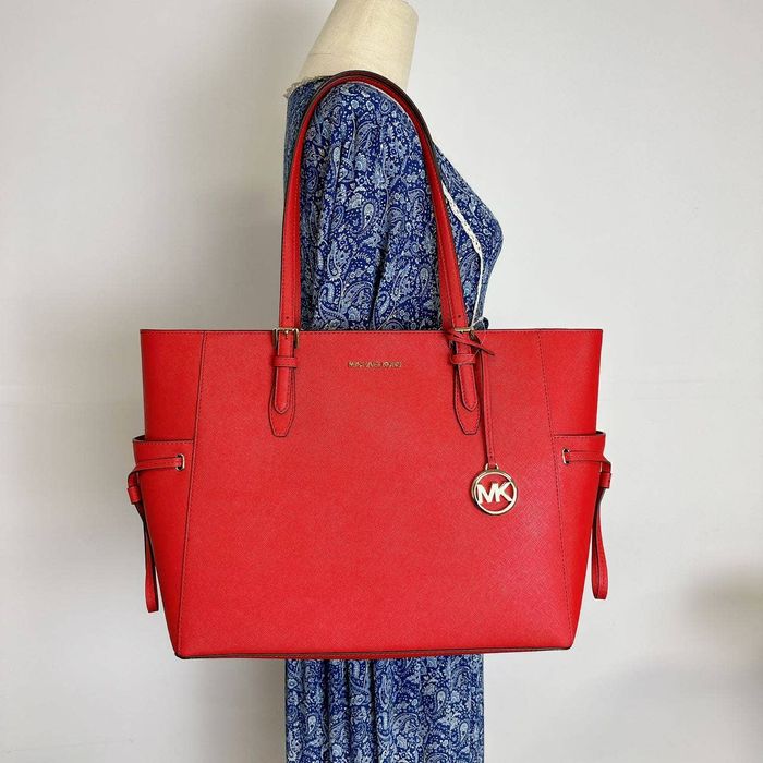 Michael Kors Voyager East/West Tote Bright Red One Size