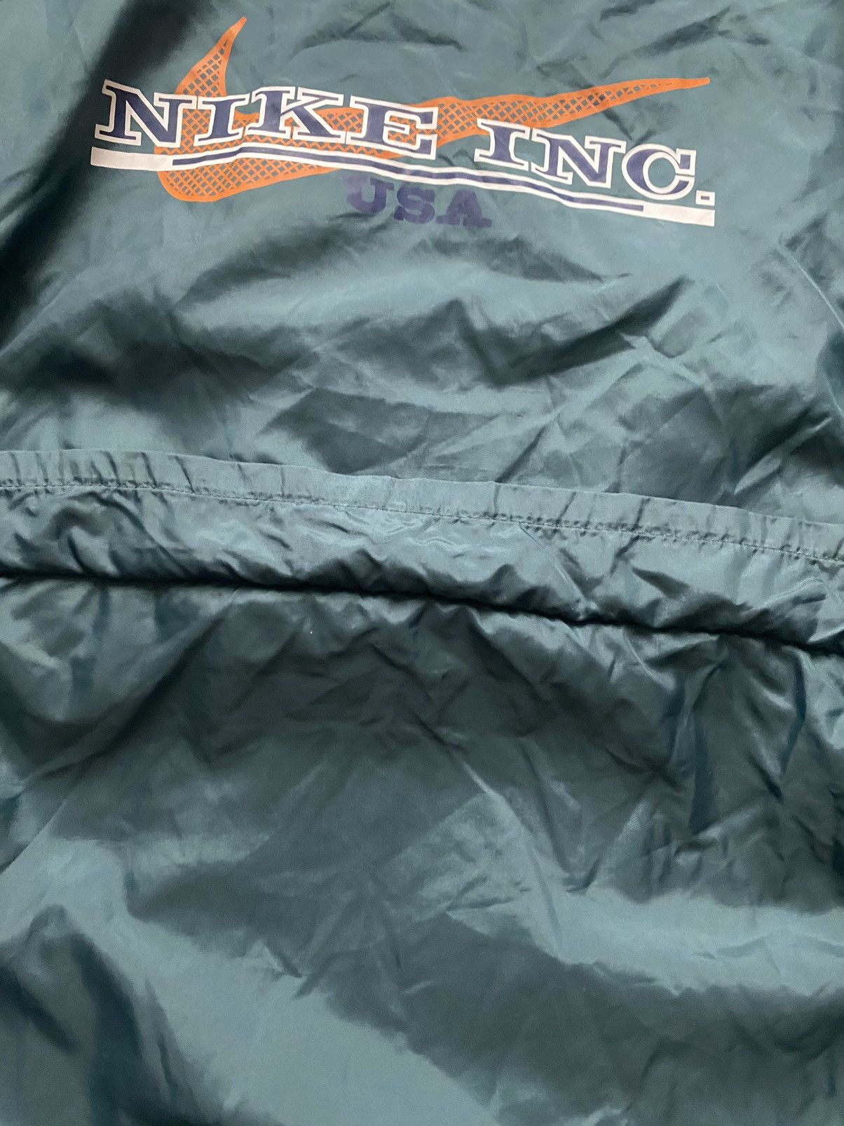 Nike × Vintage Vintage Nike 90’s Y2K rare emerald windbreaker USA L Size US L / EU 52-54 / 3 - 3 Thumbnail