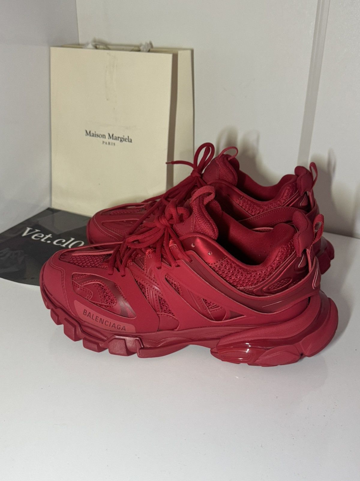 Balenciaga ⛔️Balenciaga track 1 full red low 42 Size US 9 / EU 42 - 1 Thumbnail
